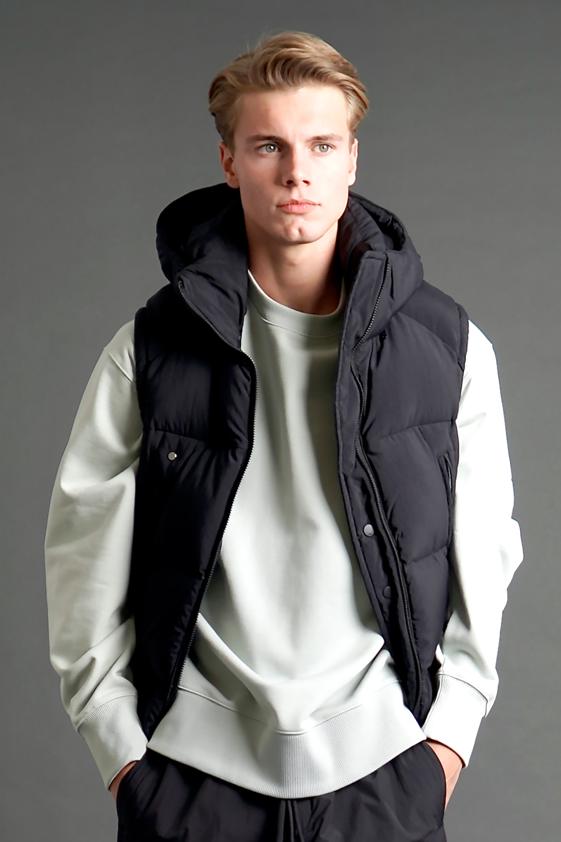 Y-3 Recycled Nylon Puffer Vest