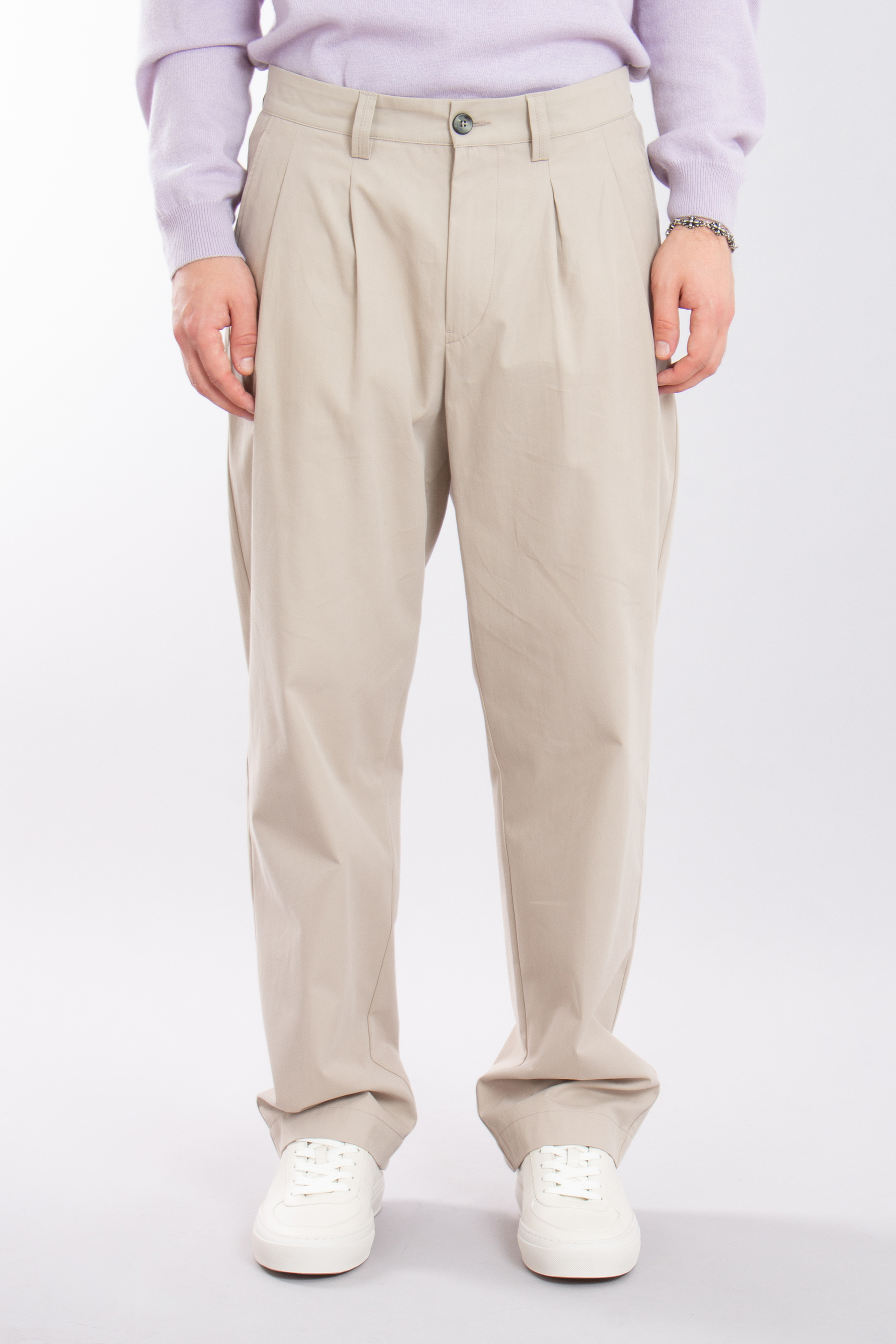 SEASE Wide Fit Cotton Pants