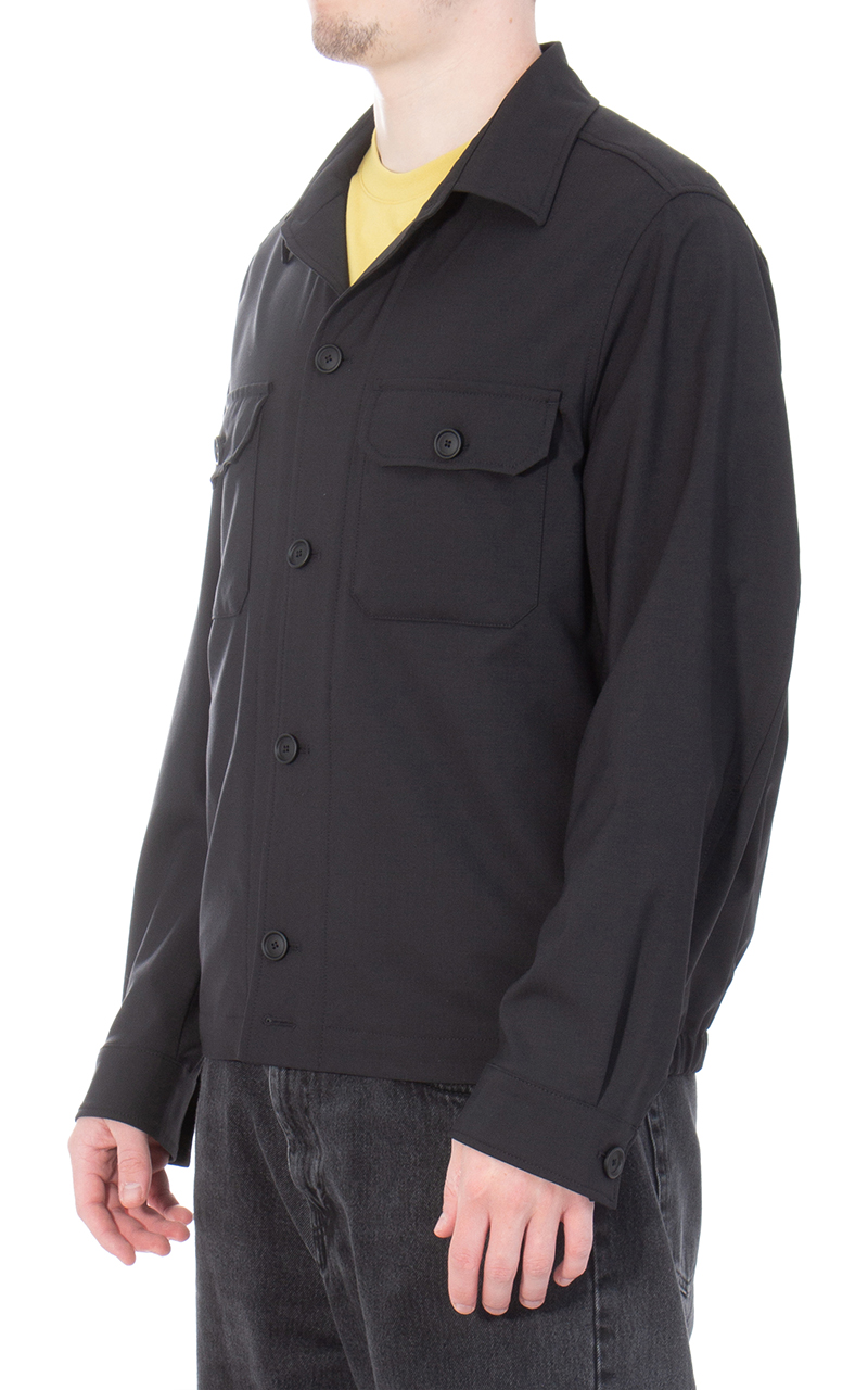 BOSS Virgin Wool Blend Overshirt P-Carper