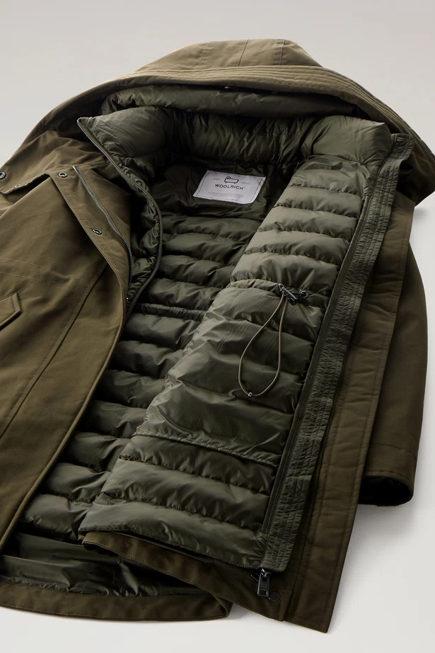 WOOLRICH 3-in-1 Long Military Down Parka