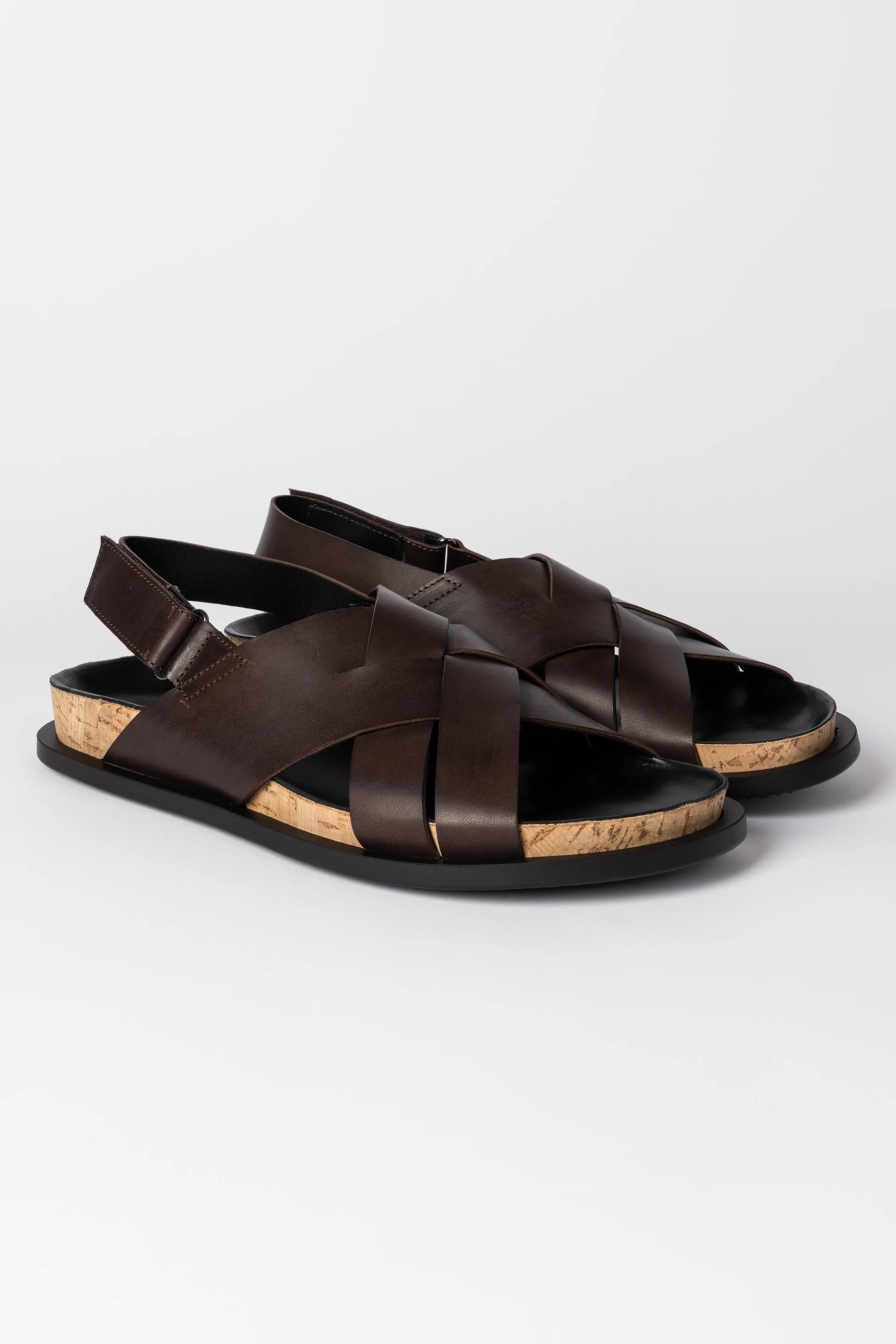 PAUL SMITH Woven Leather Sandals Paros