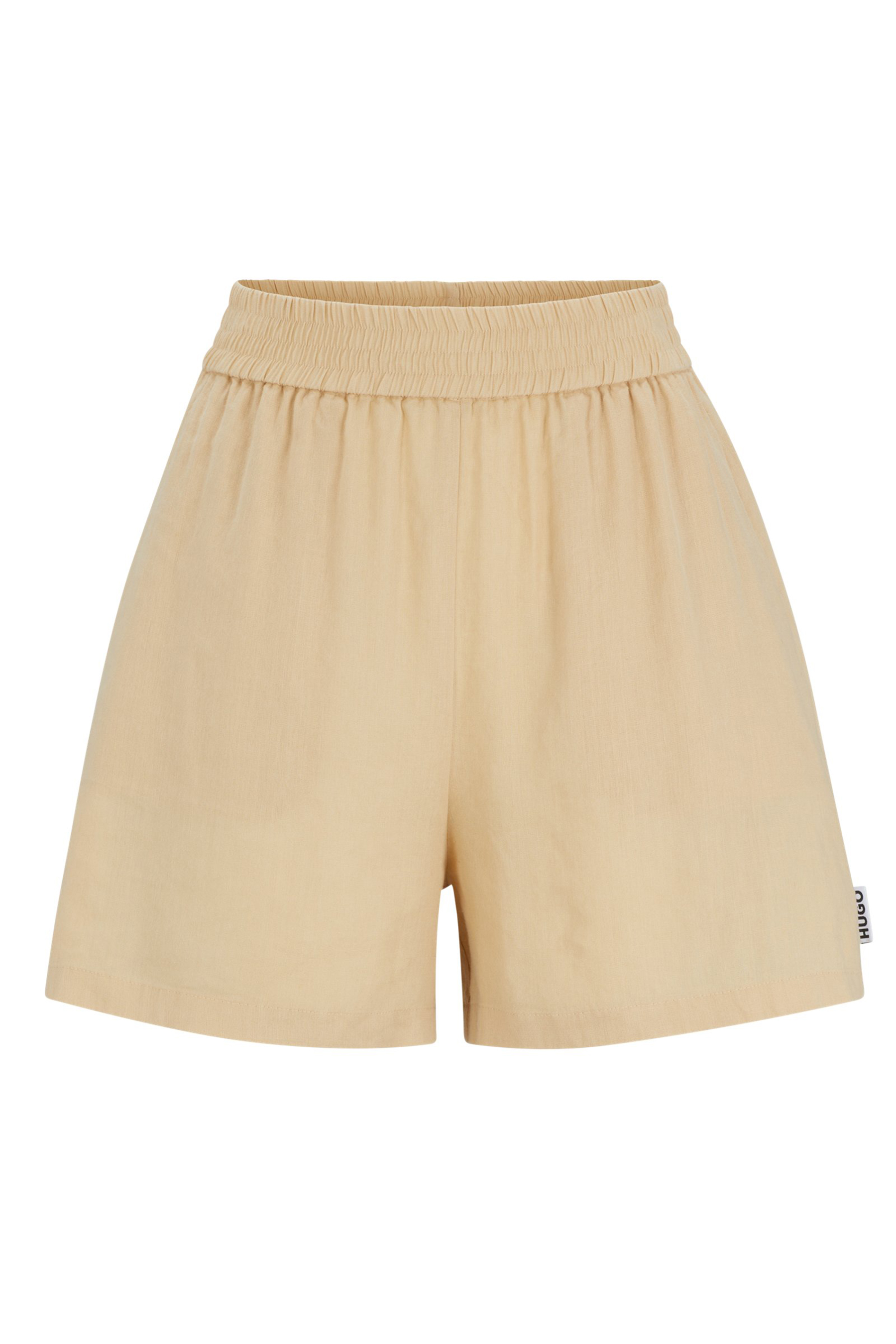 HUGO Linen-Lyocell Stretch Shorts Hamanna