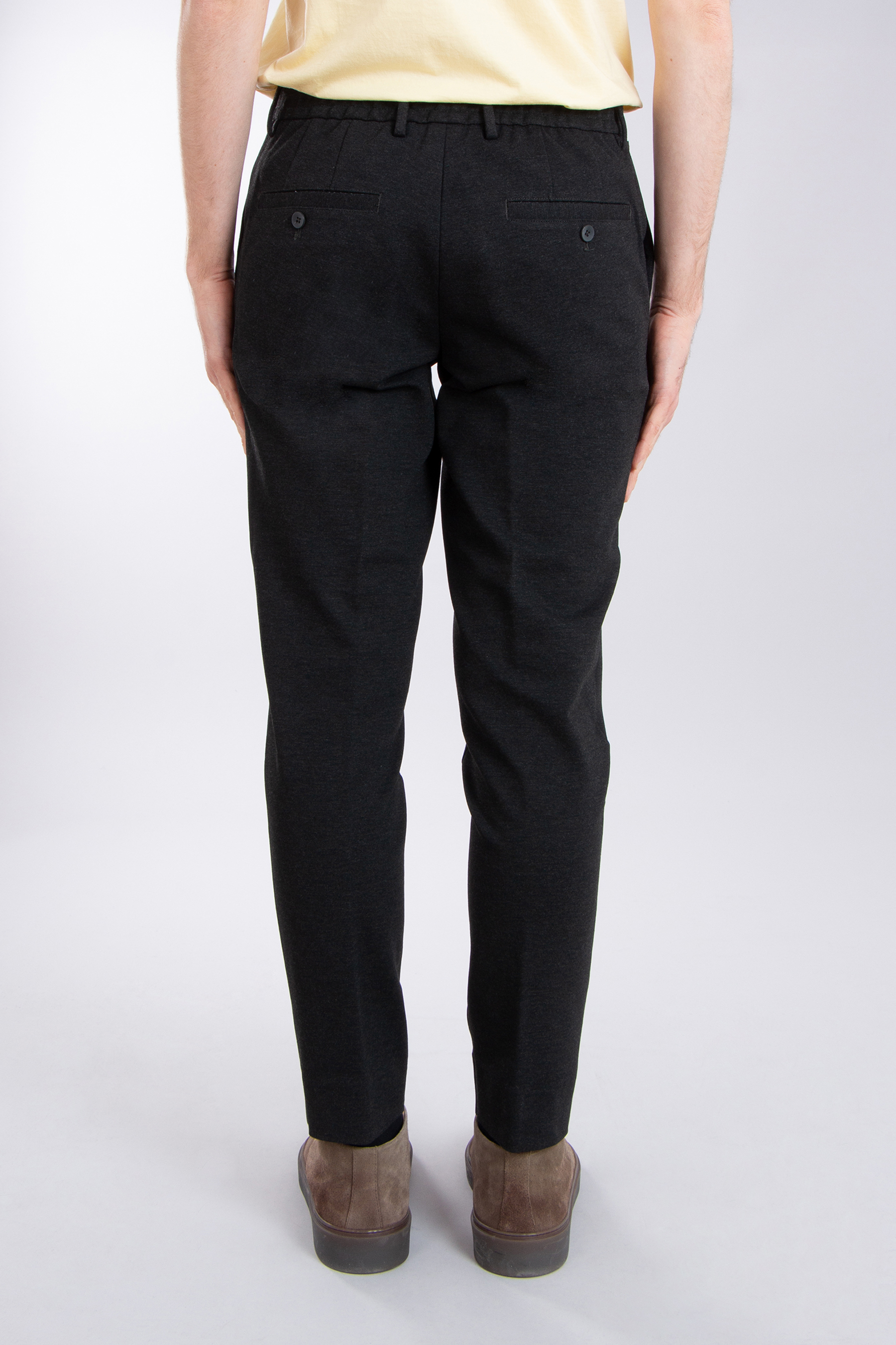 GTA Viscose-Nylon Blend Stretch Jersey Pants Davide