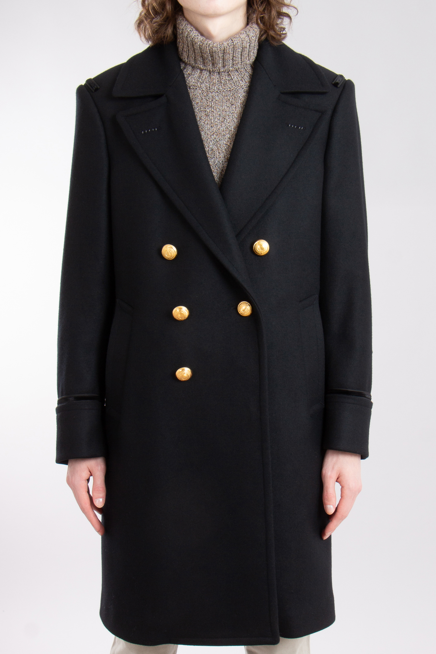 TOM FORD Double-Breasted Wool Coat