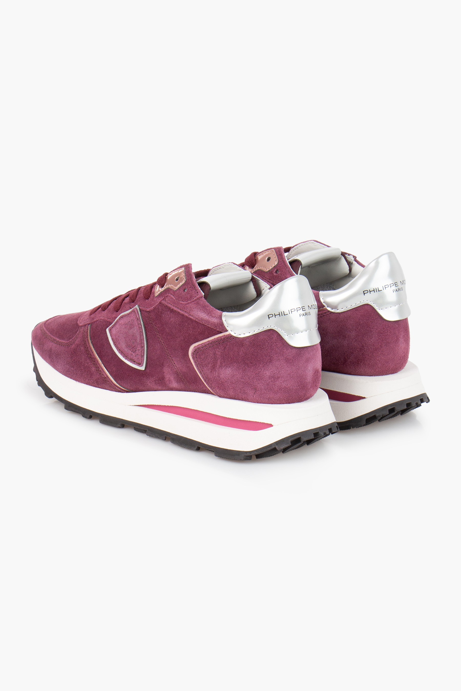 PHILIPPE MODEL Suede Sneakers Tropez Haute Low