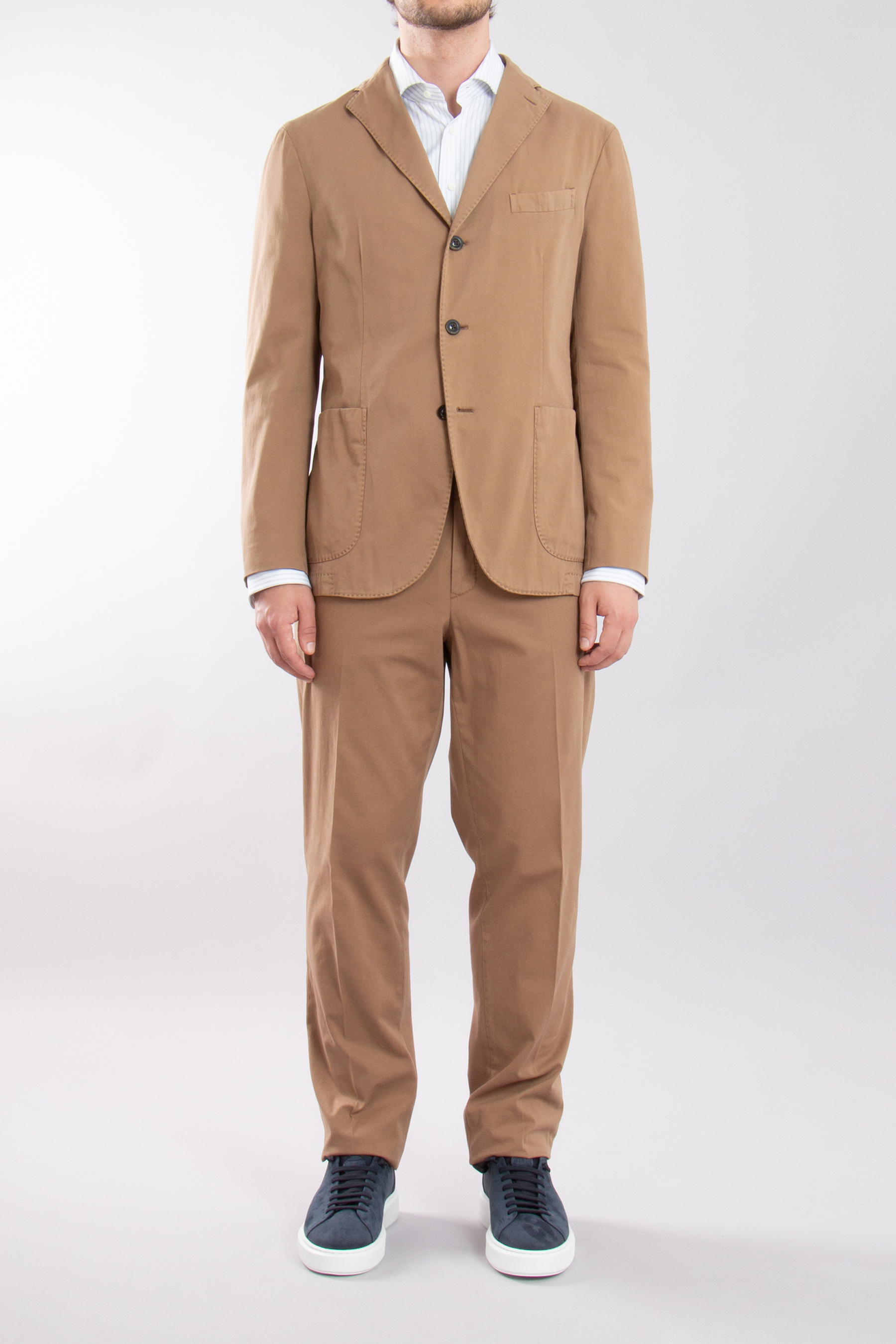 BOGLIOLI Lightweight Cotton Stretch K-Jacket-Suit