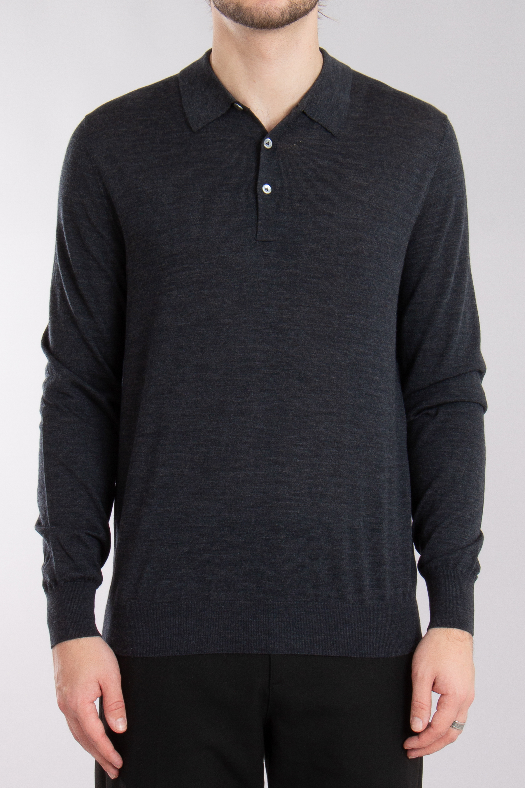 VAN LAACK Virgin Wool Knit Polo Sabri