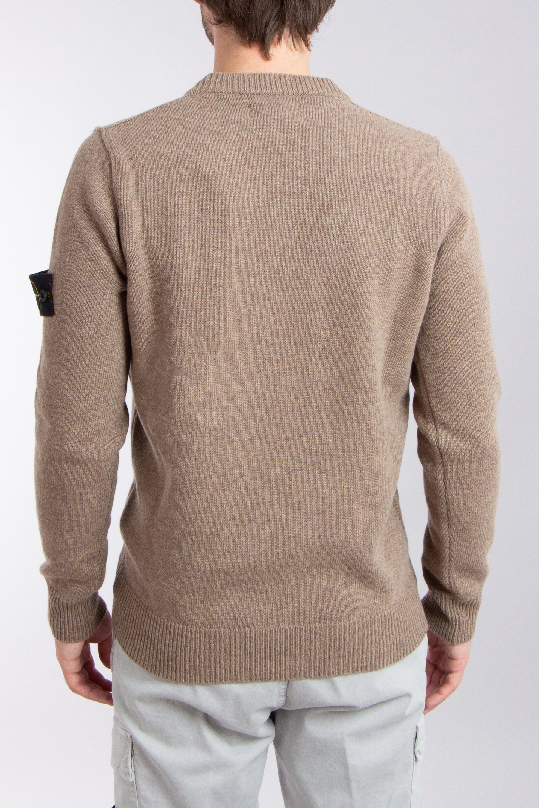 STONE ISLAND V-Neck Wool Blend Sweater