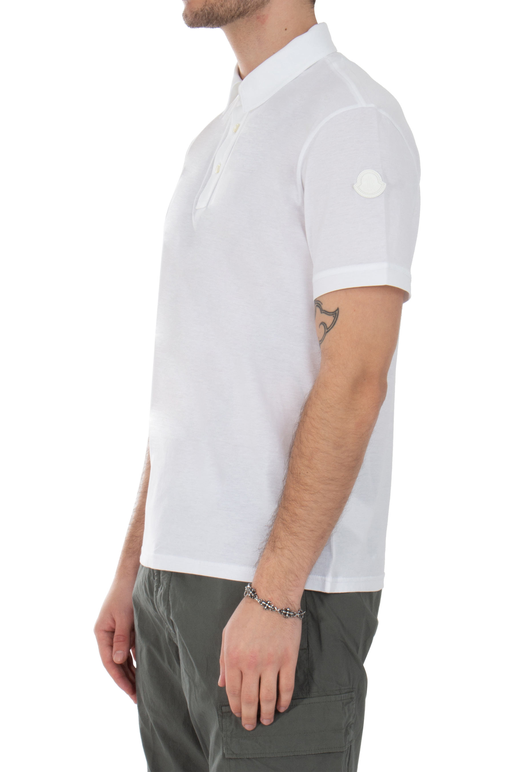 MONCLER Cotton Jersey Polo Shirt