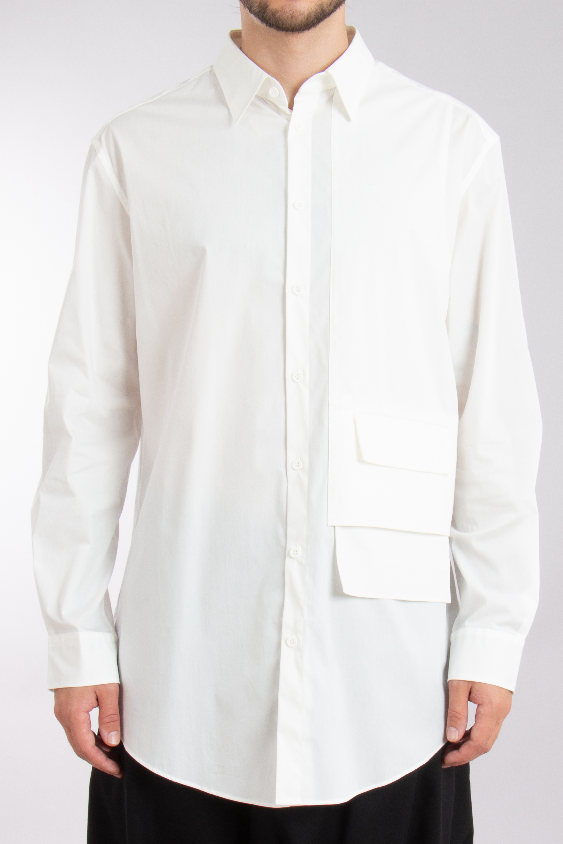 Y-3 Oversized Cotton-Nylon Stretch Overshirt