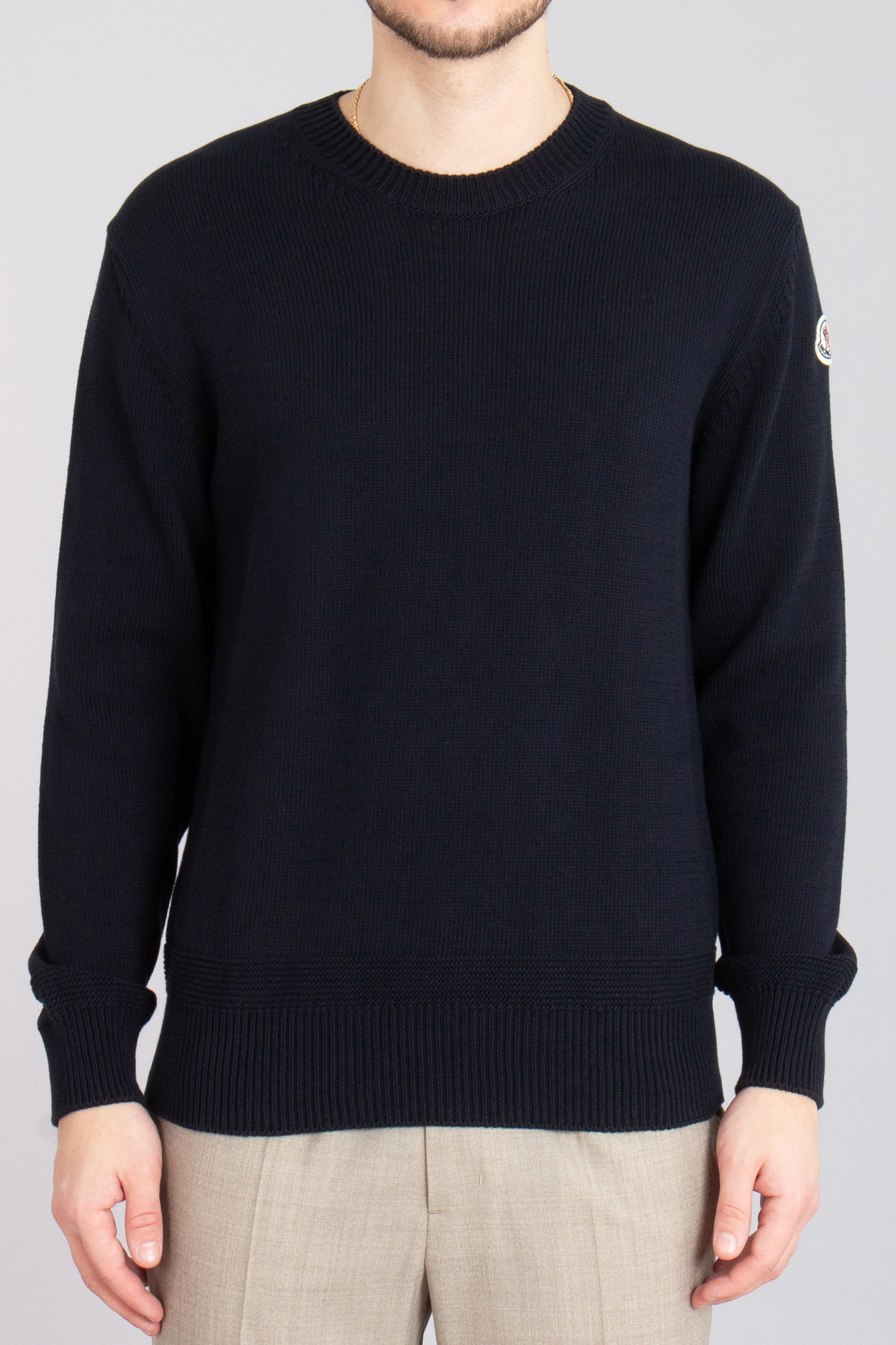 MONCLER Regular Fit Cotton Sweater