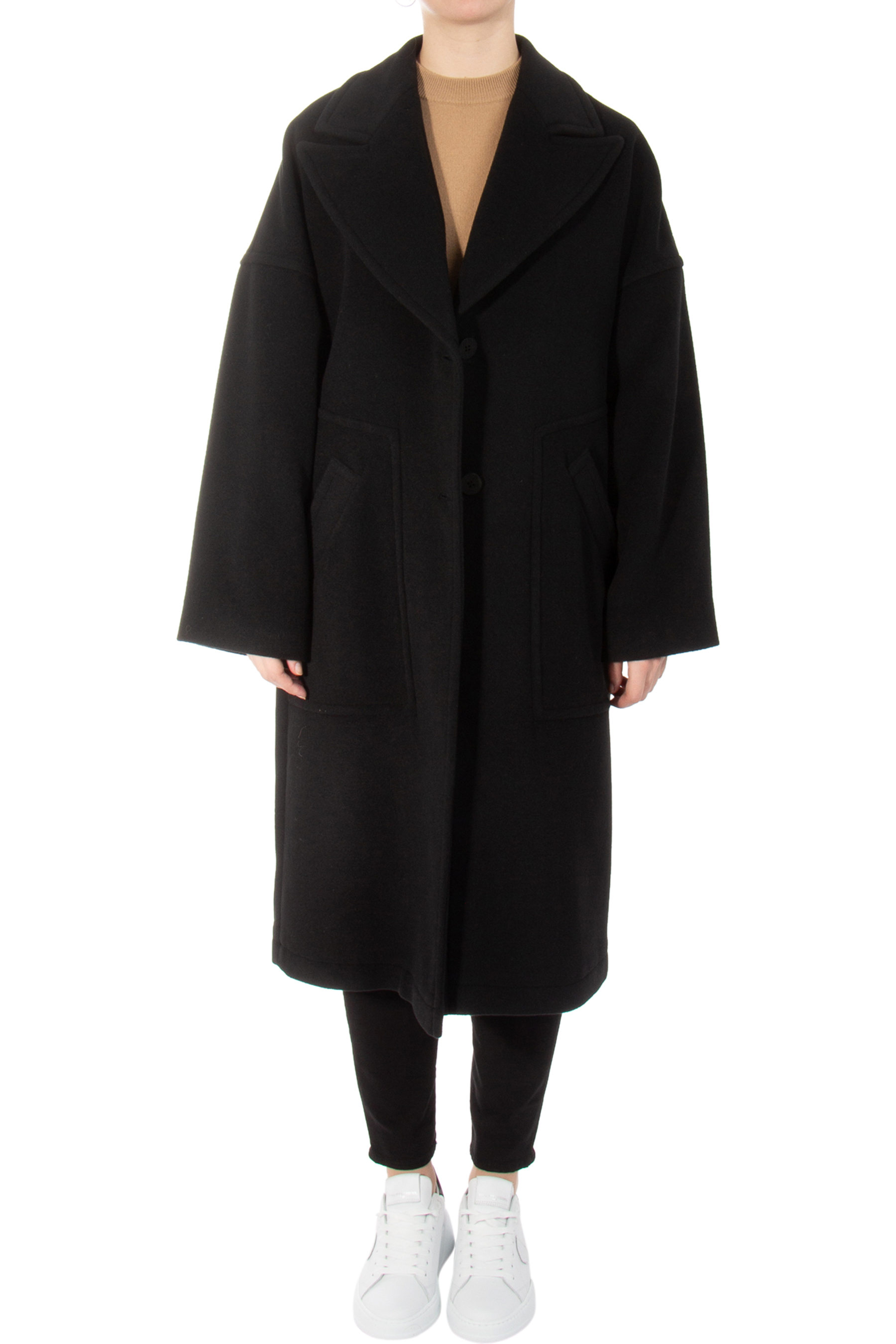 HUGO Wool Blend Coat Mauroko