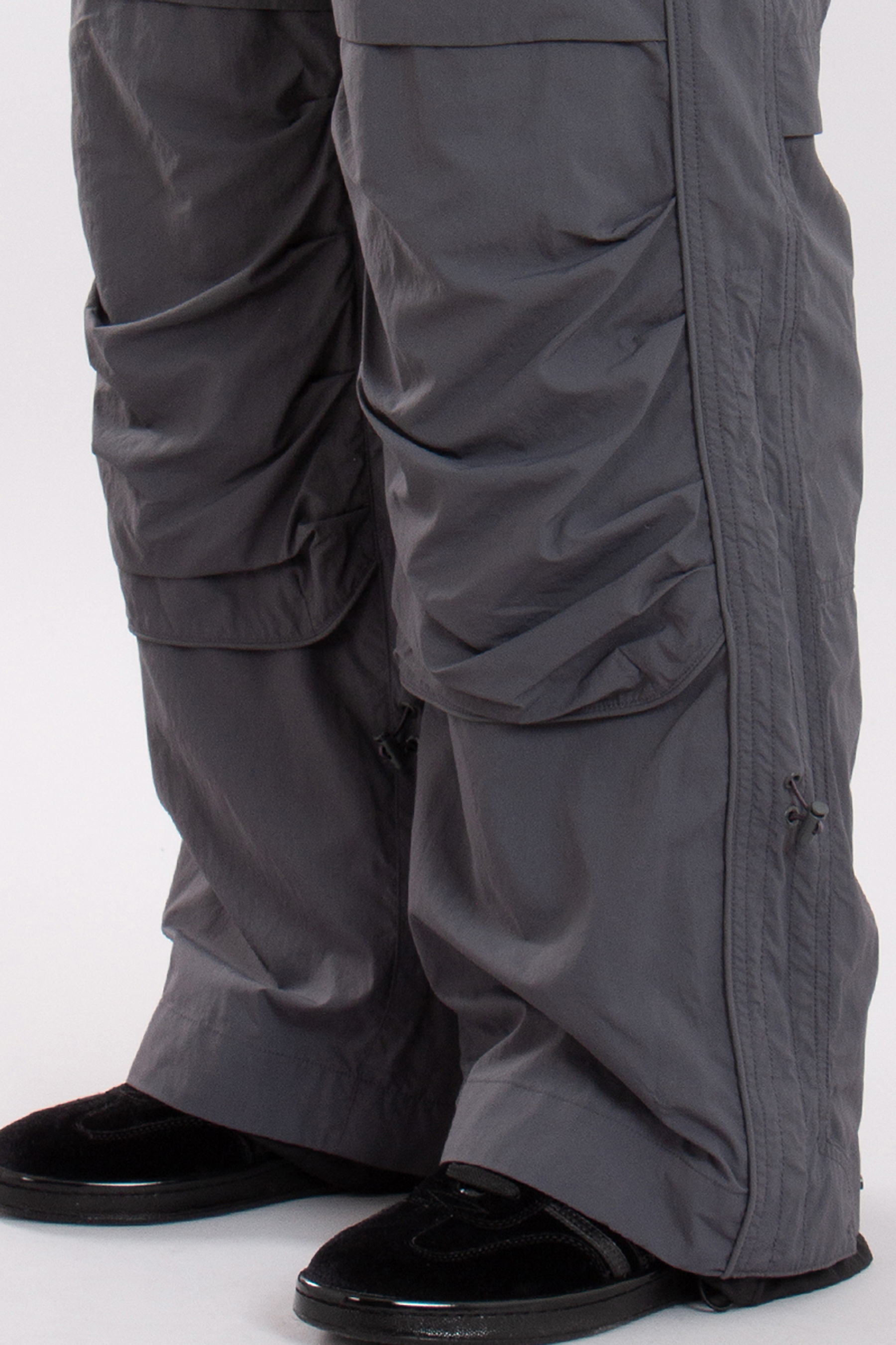 JUUN.J Loose Fit Layered Nylon Pants