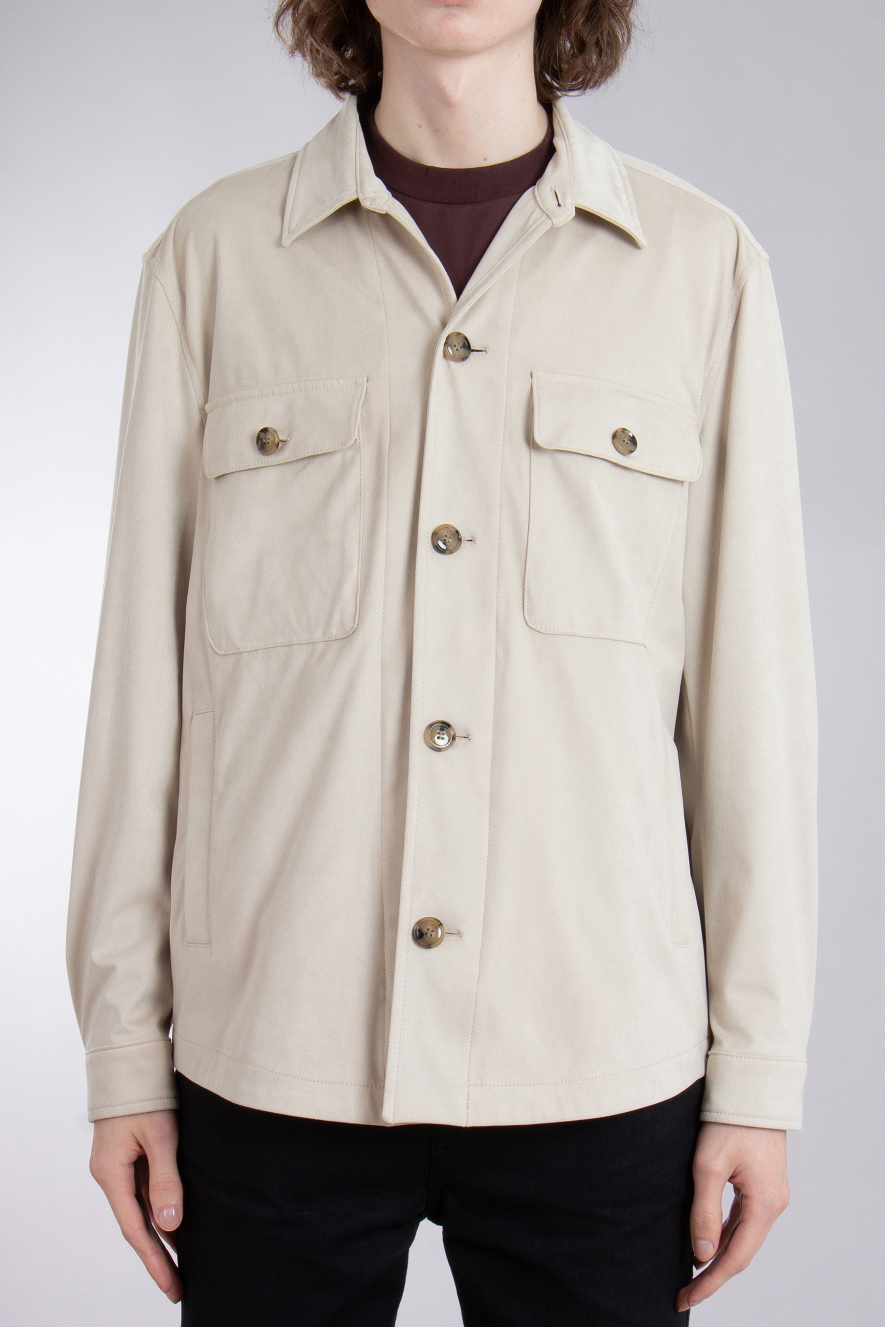 BOSS Bi-Stretch Fabric Overshirt C-Carper