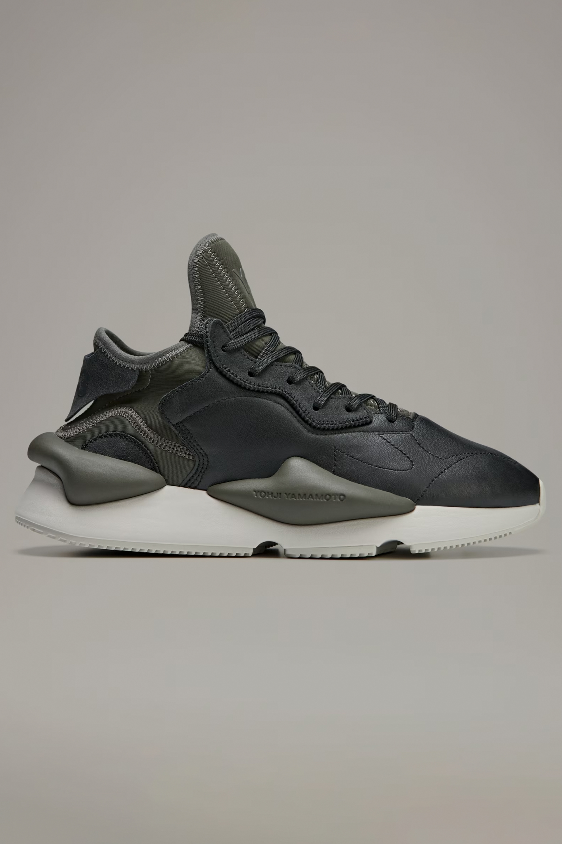 Y-3 Leather & Neoprene Sneakers Kaiwa