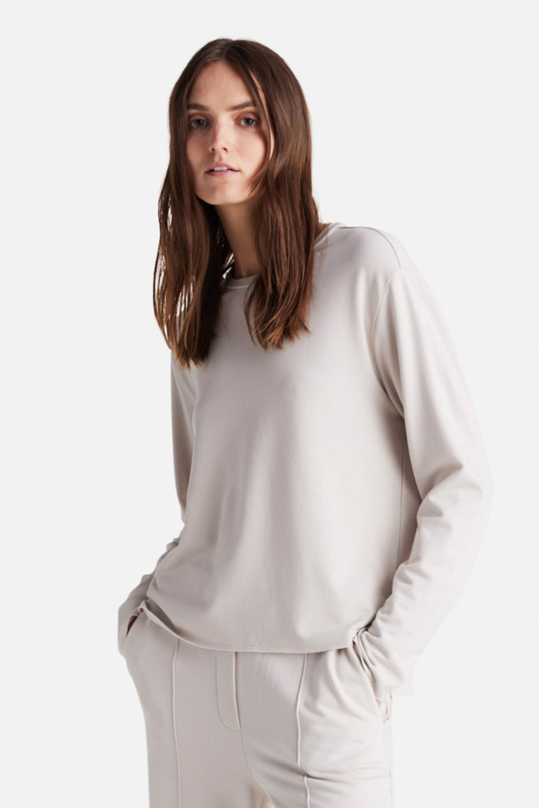 IHEART Viscose Stretch Sweatshirt Violettene