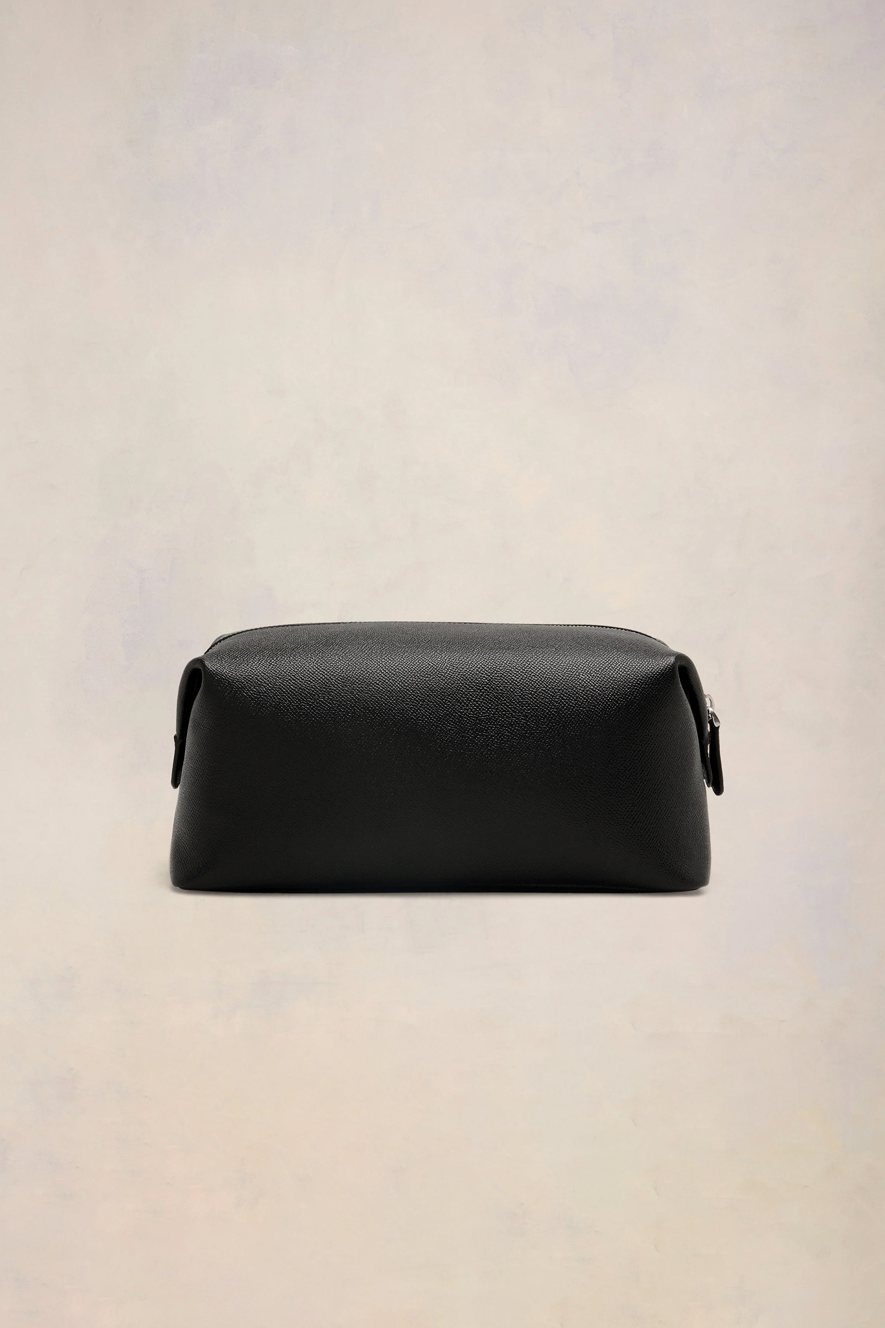 AMI PARIS Grained Leather Toiletry Pouch