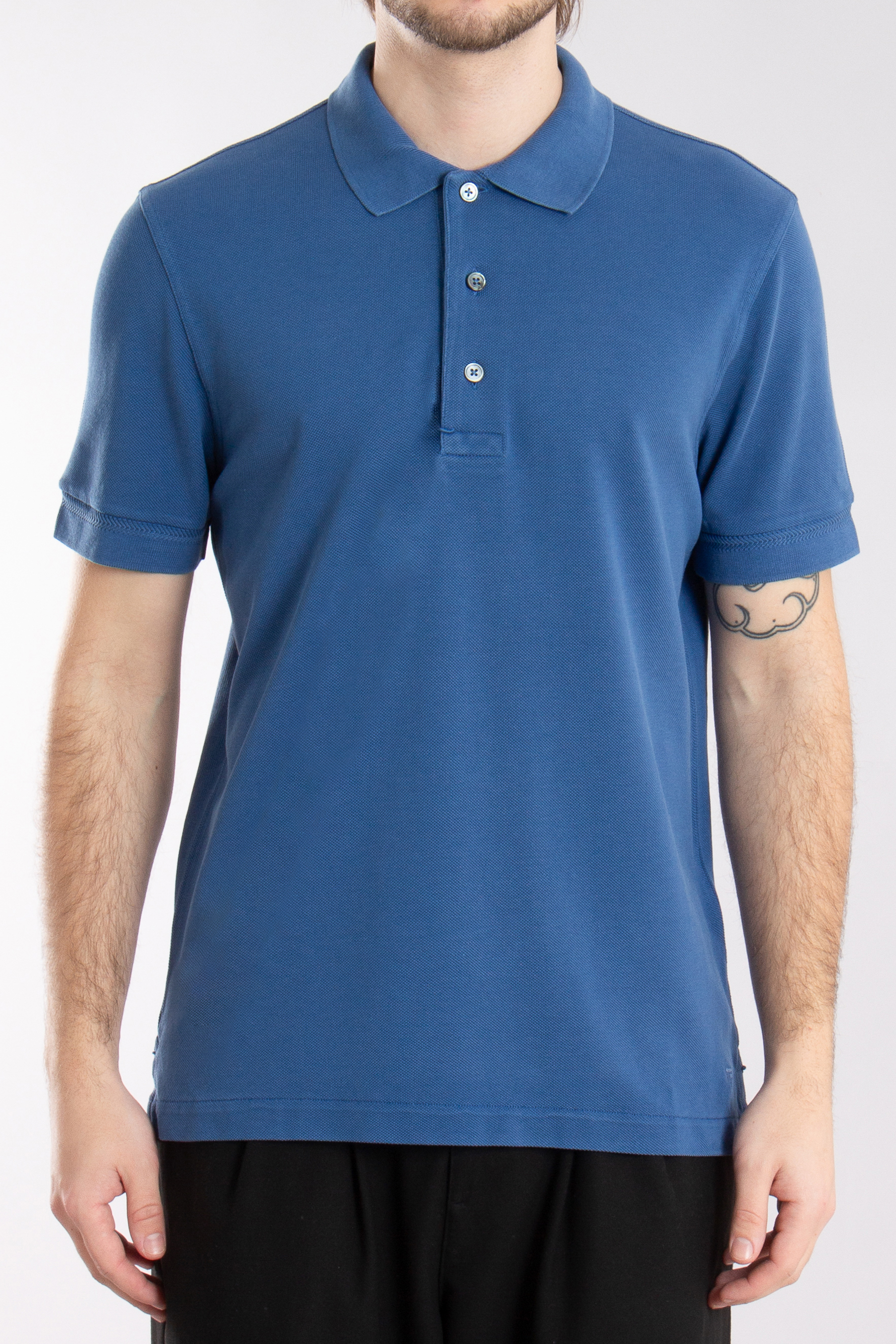 TOM FORD Garment-Dyed Lyocell-Cotton Piqué Polo Shirt