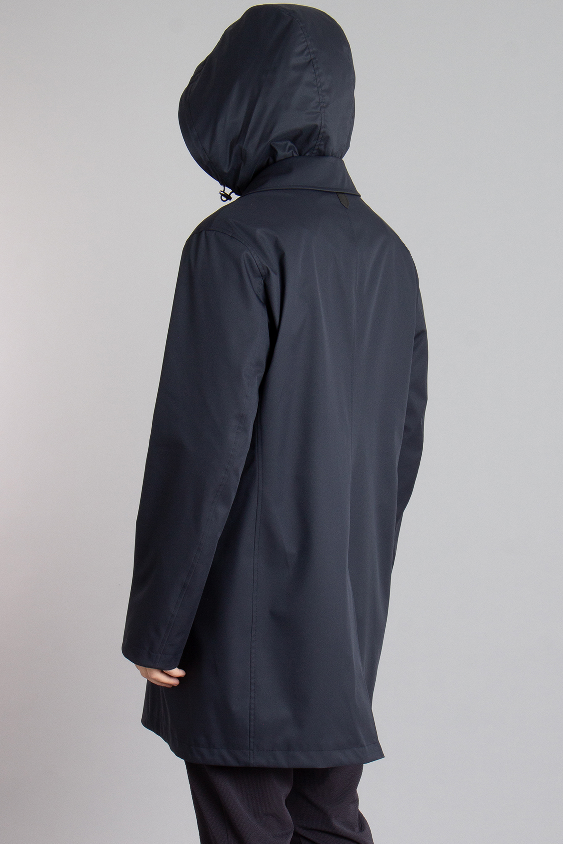 CANALI 2-in-1 Technical Fabric Car Coat