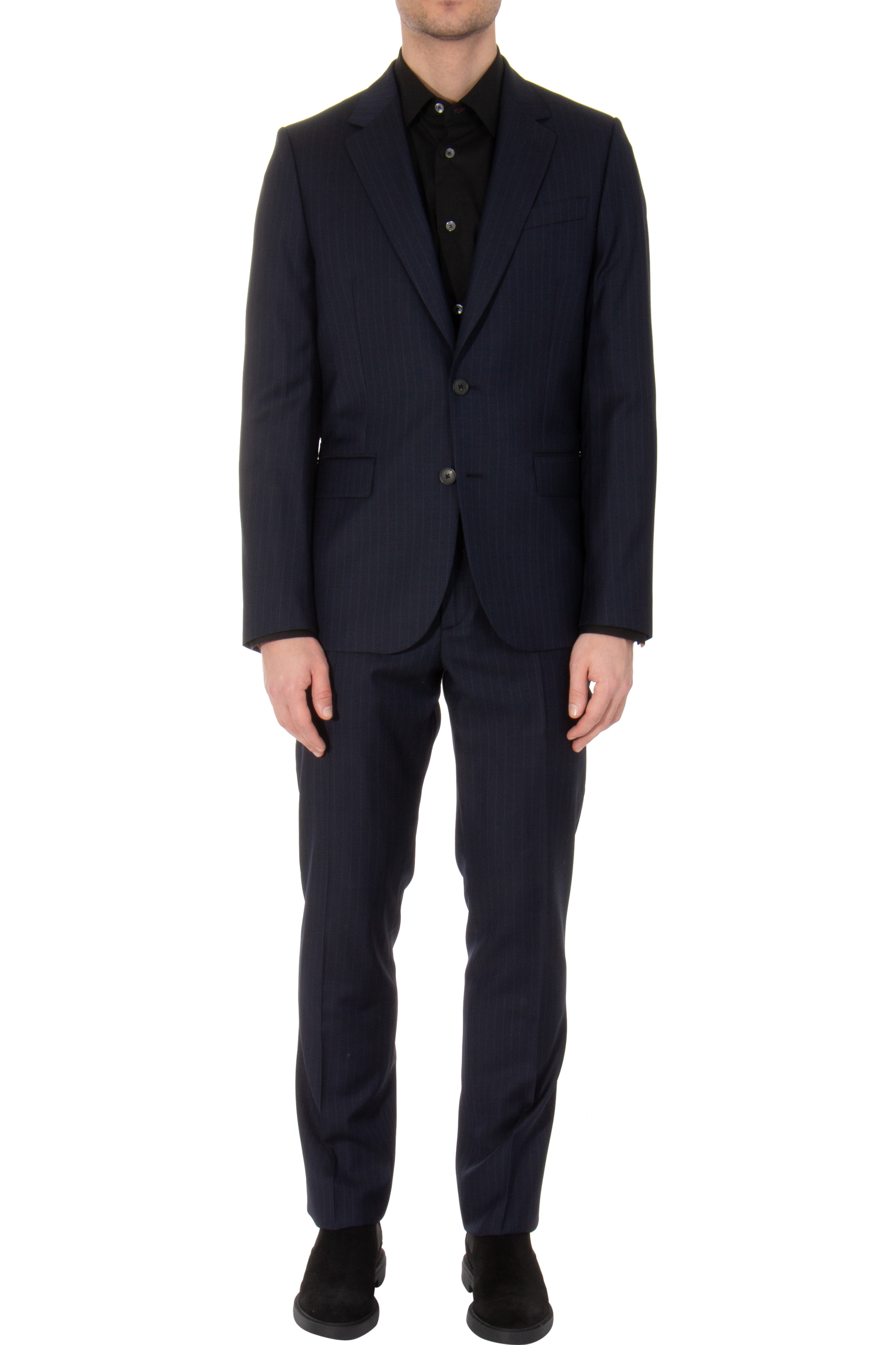 PAUL SMITH Striped Tailored Fit Wool Suit 