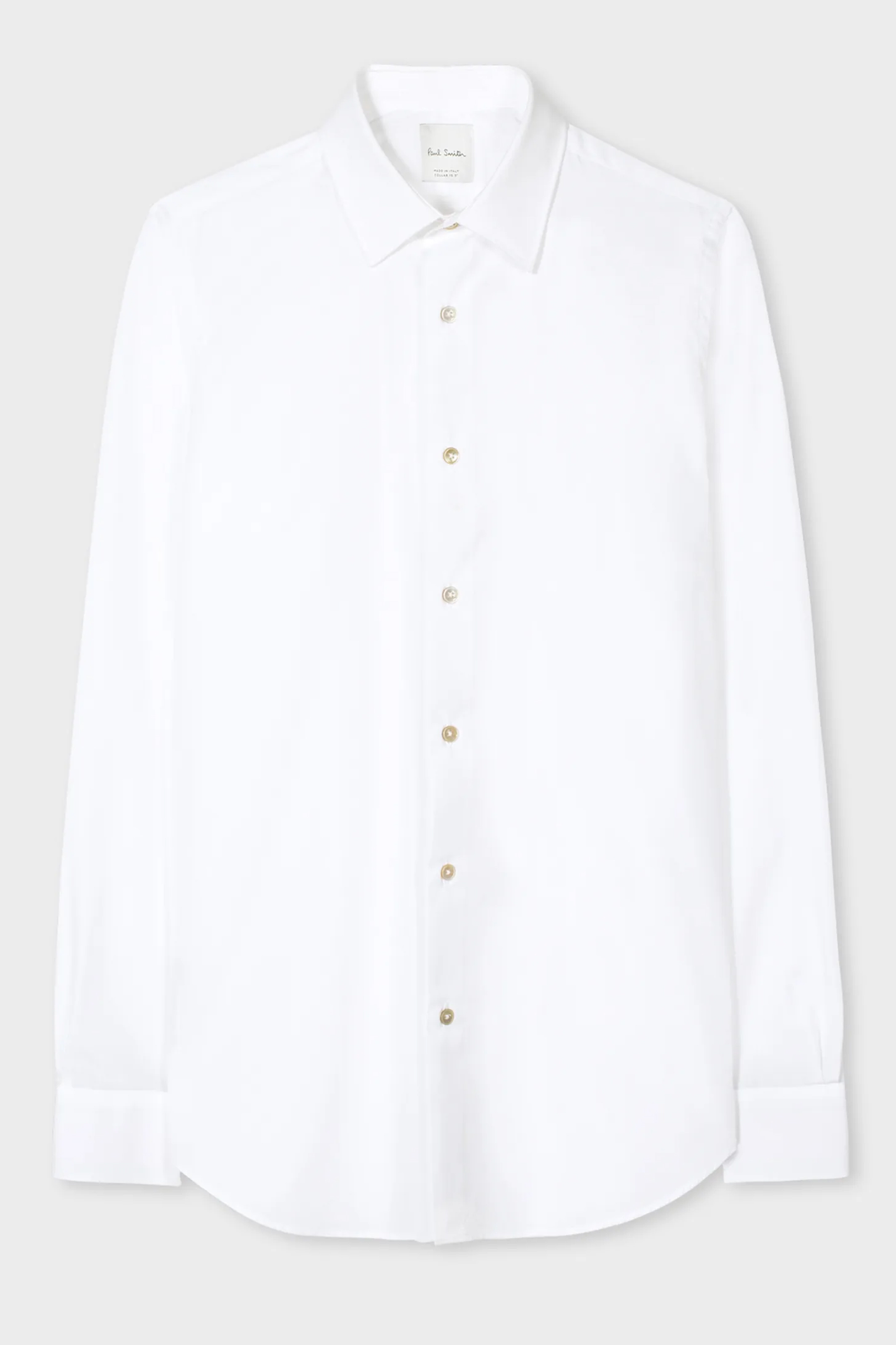 PAUL SMITH Tailored Fit 'Signature Stripe' Cuff Cotton Shirt