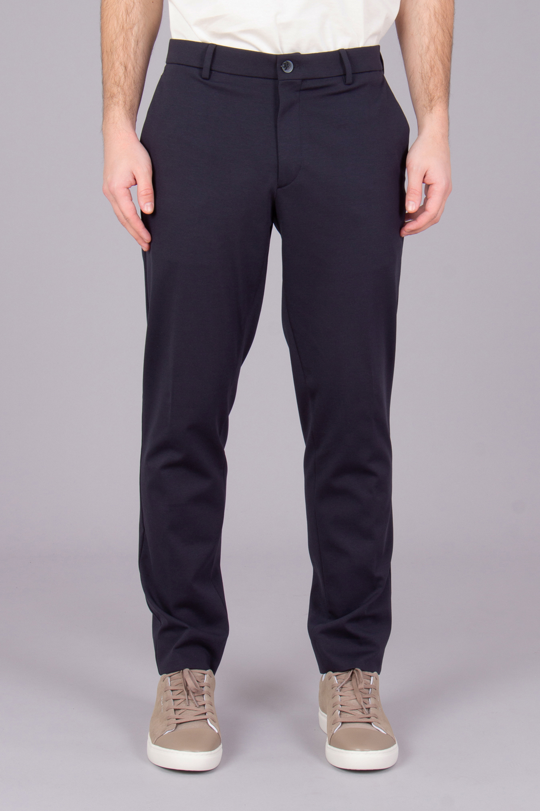 GTA Slim Fit Cotton Blend Strech Jersey Pants Davide