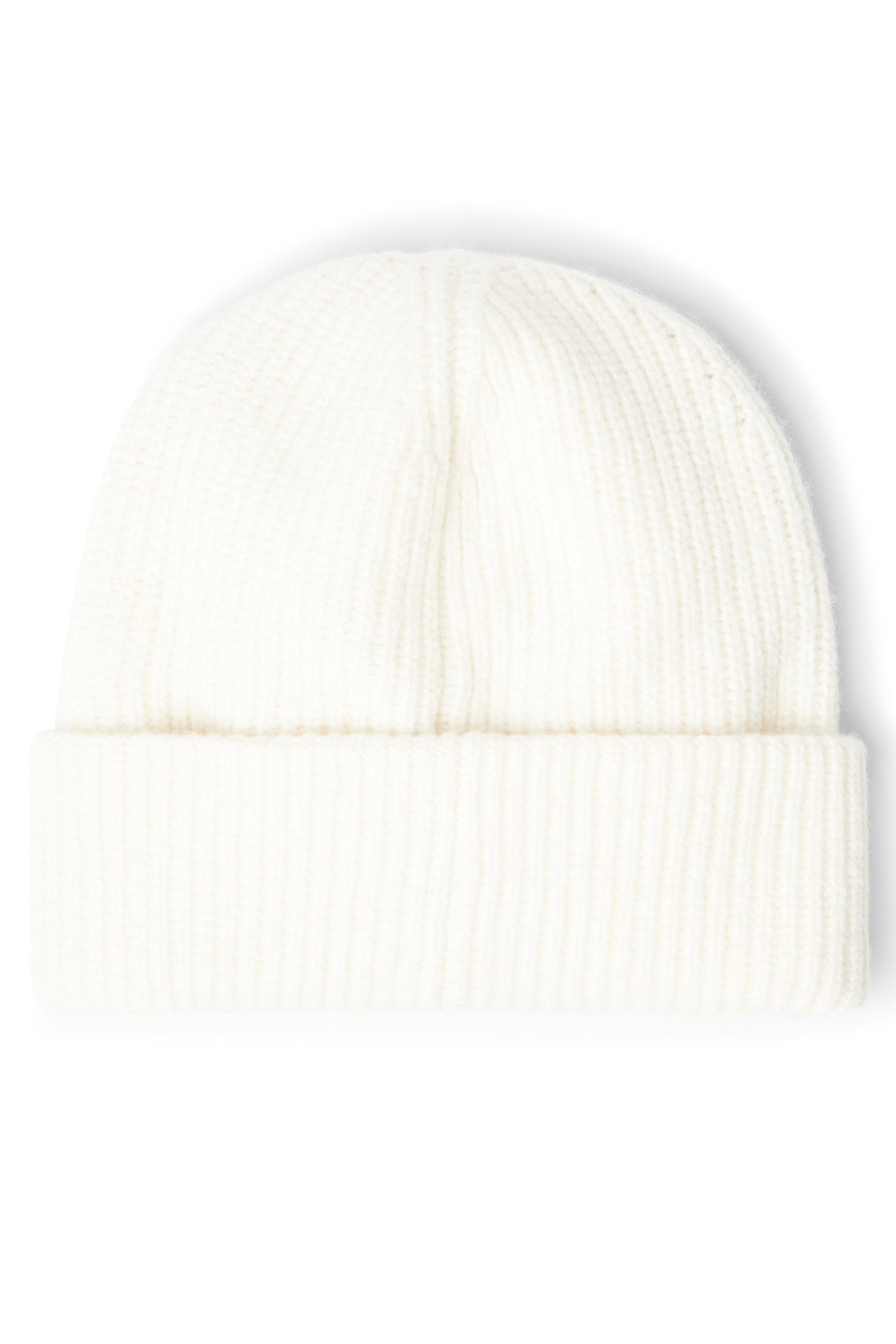 HUGO Ribbed Wool Blend Beanie