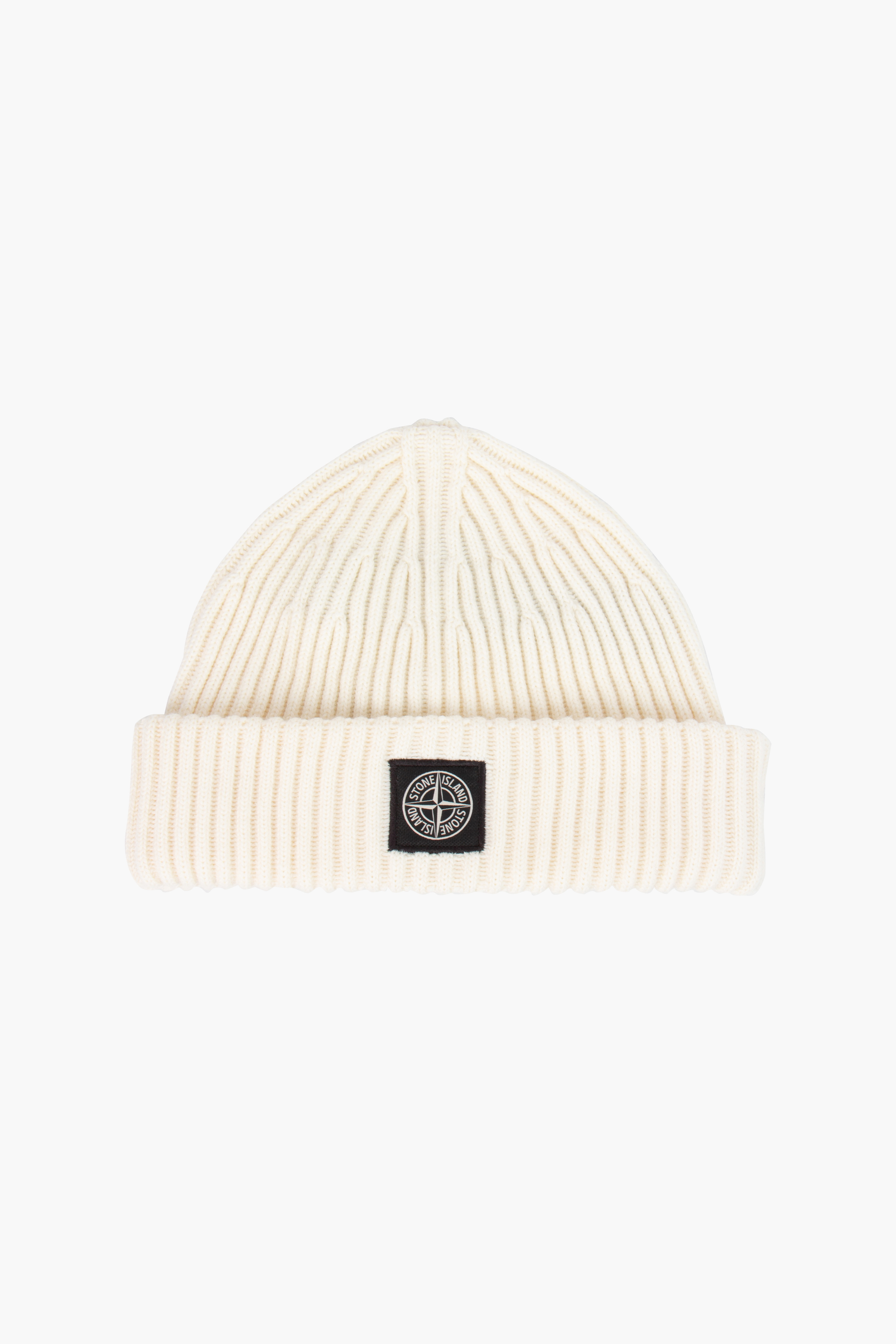 STONE ISLAND Full Rib Wool Beanie 