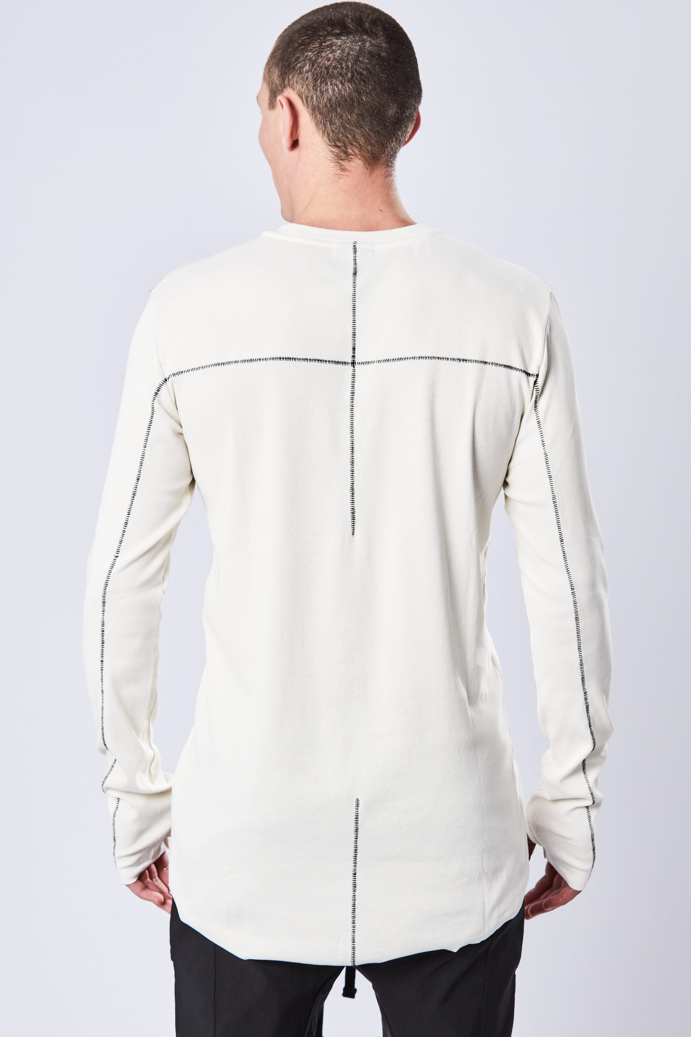 THOM KROM Ribbed Modal Stretch Longsleeve 