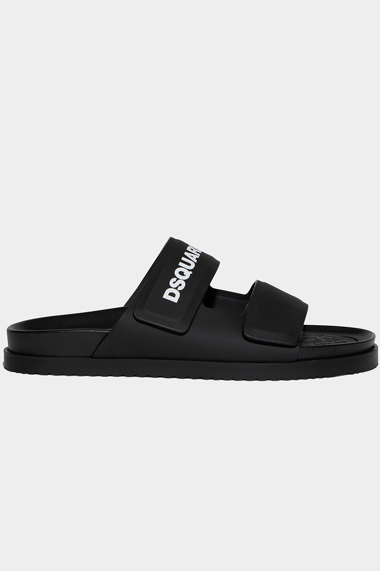 DSQUARED2 Logo Leather Sandals