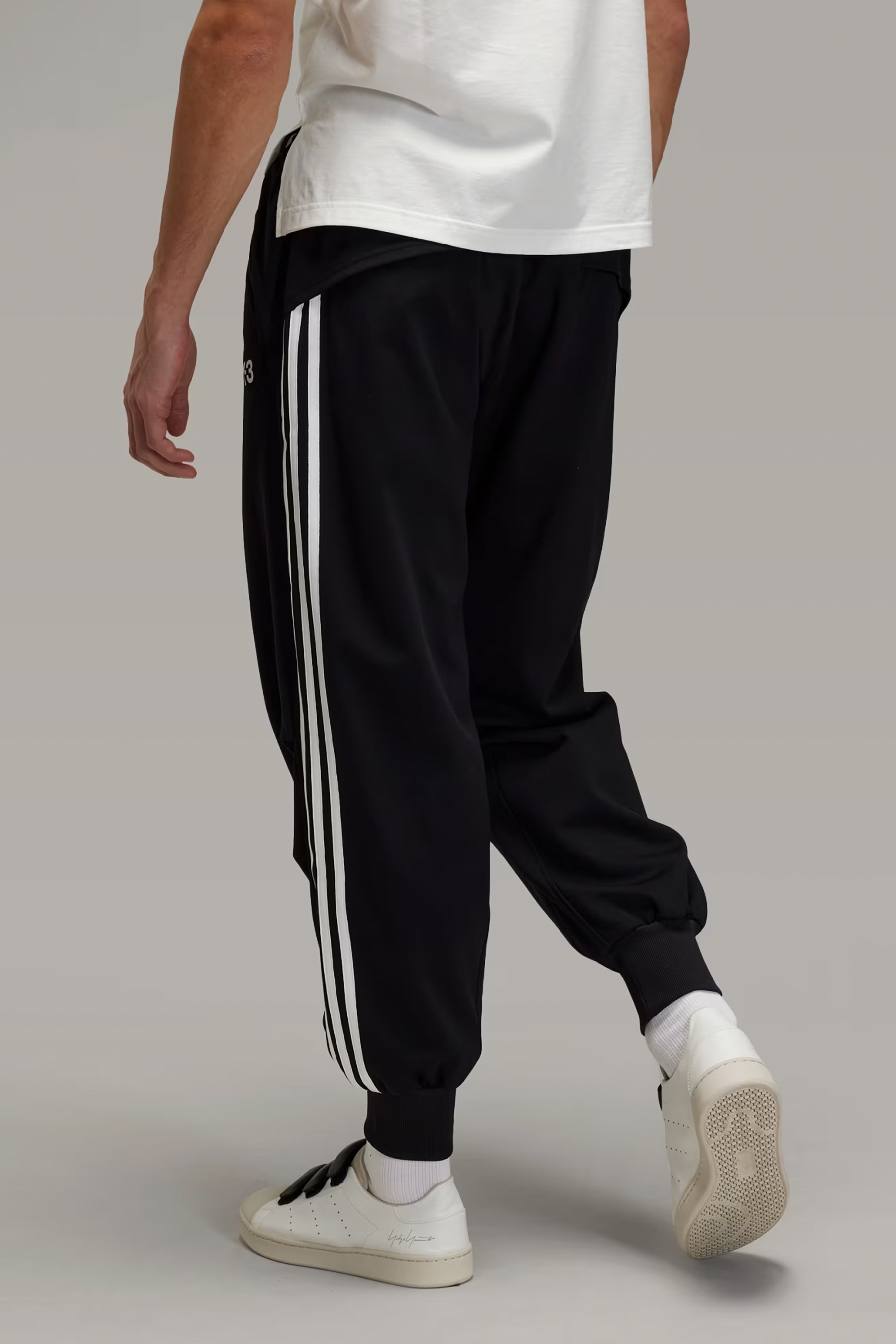 Y-3 Nylon 3-Stripes Cuffed Track Pants