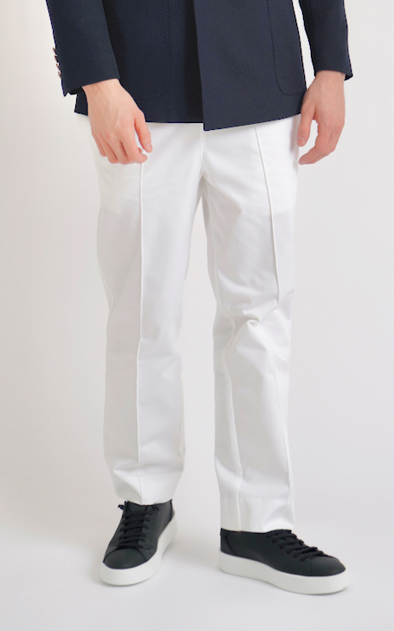 AMI PARIS Straight Fit Cotton Pants