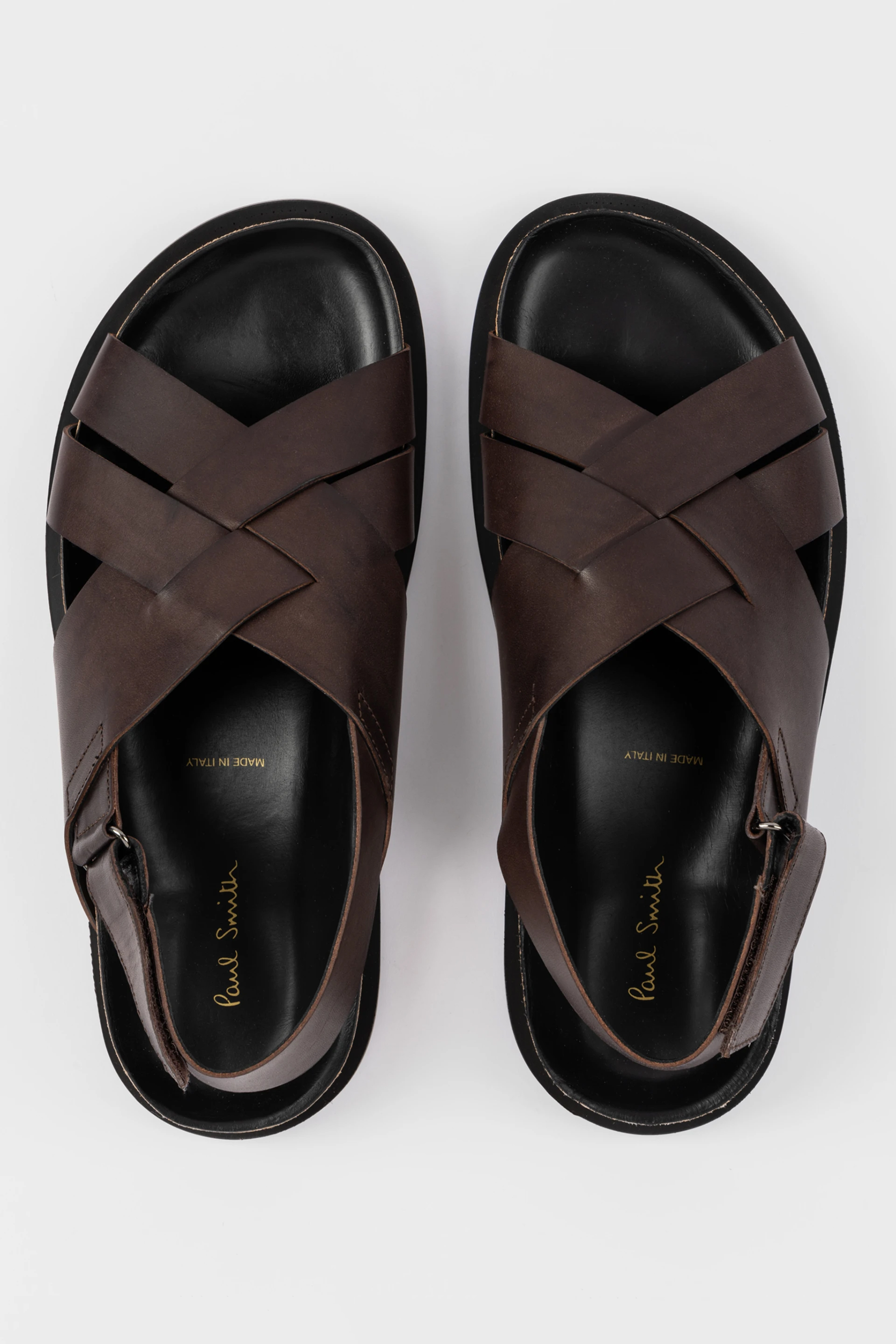 PAUL SMITH Woven Leather Sandals Paros