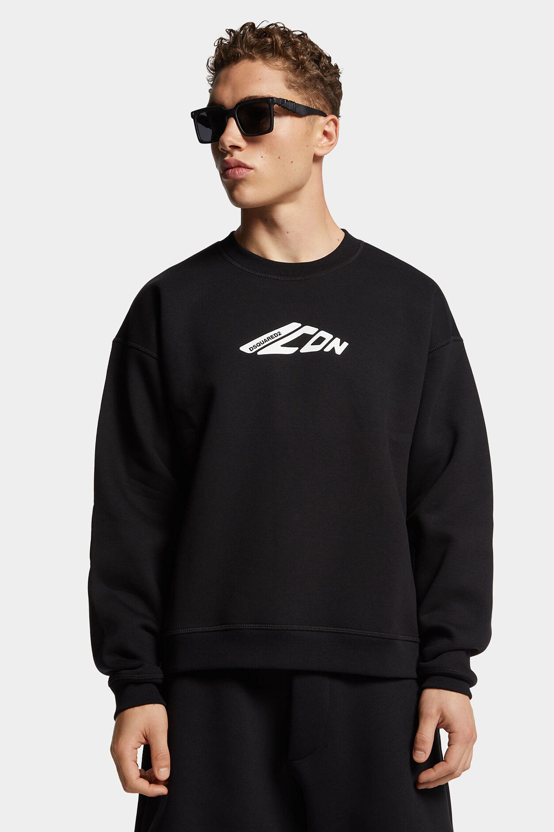 DSQUARED2 Icon New Generation Relax Fit Cotton Blend Sweatshirt