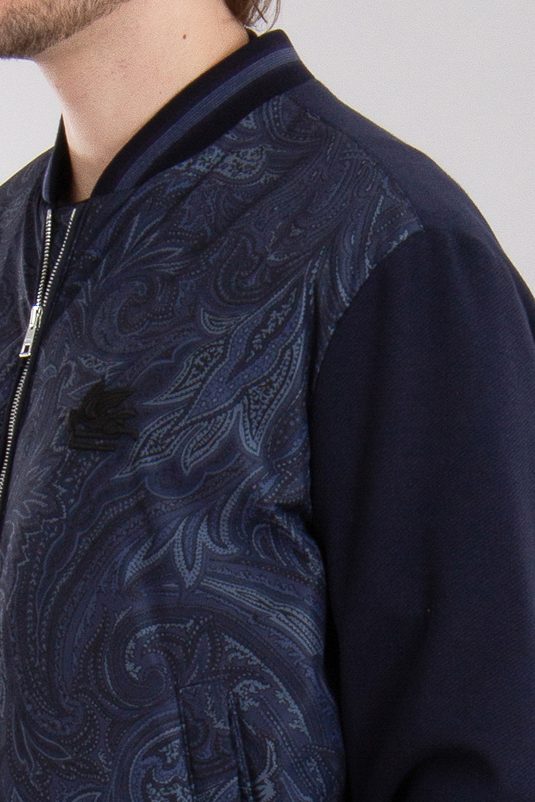 ETRO Printed Technical Fabric Bomber Jacket