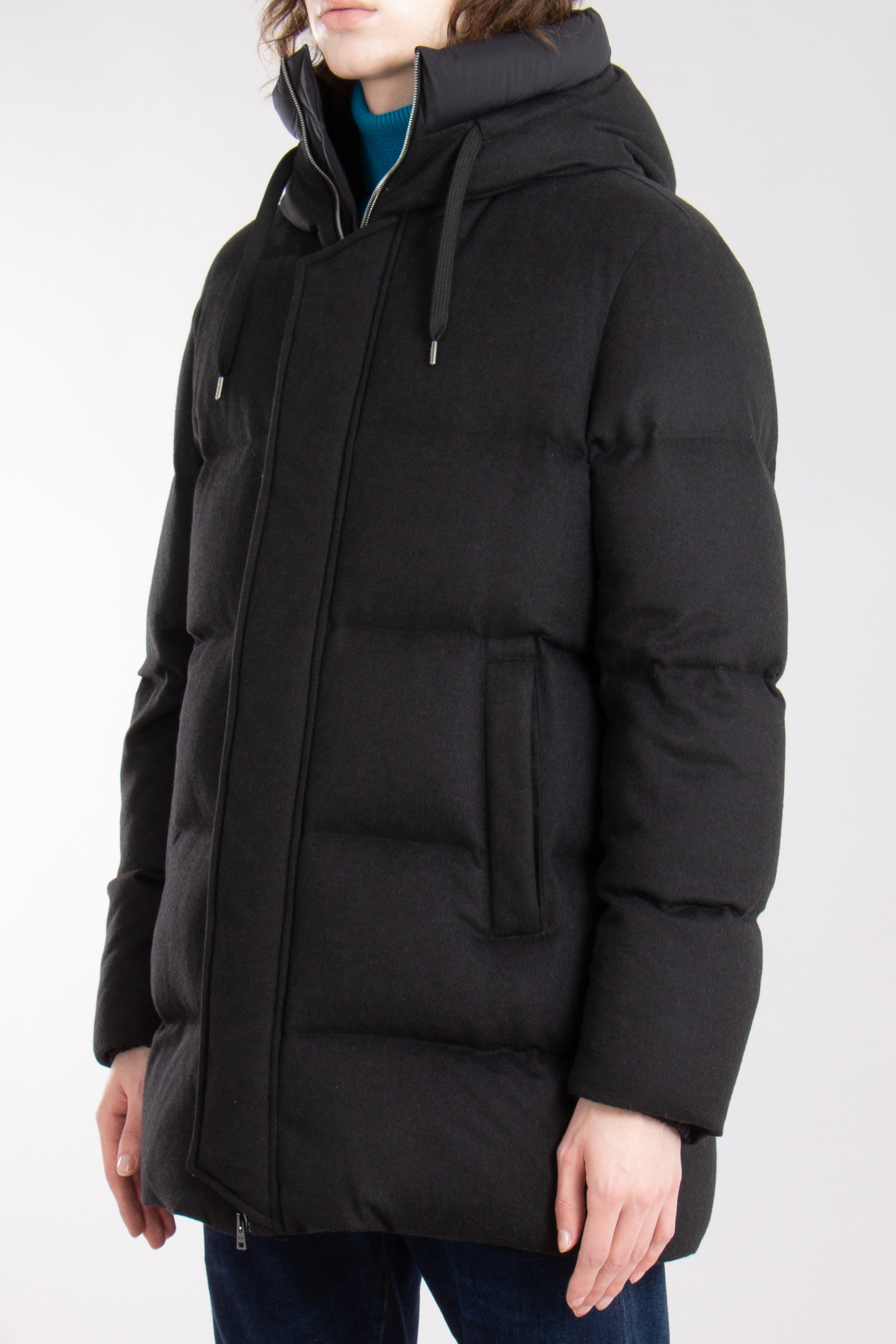 HERNO Cashmere-Silk & Ecoage Down Jacket