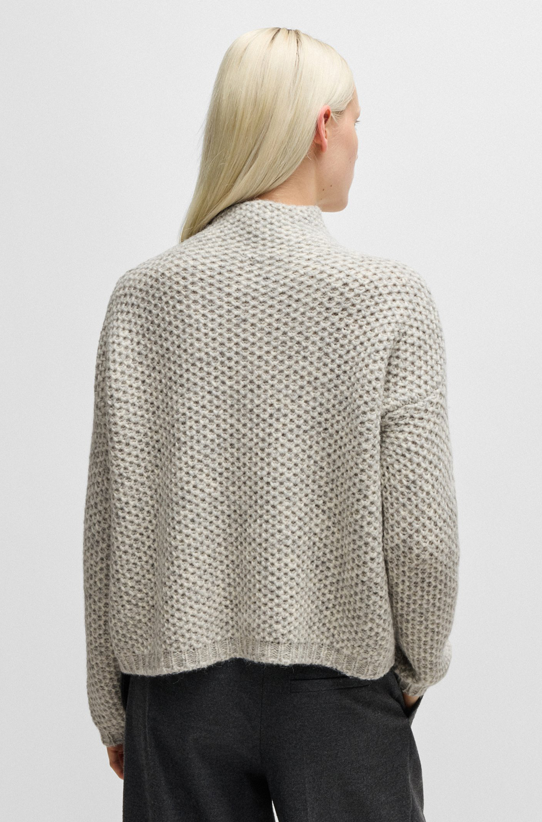 HUGO Wool Blend Knit Sweater Safineynny