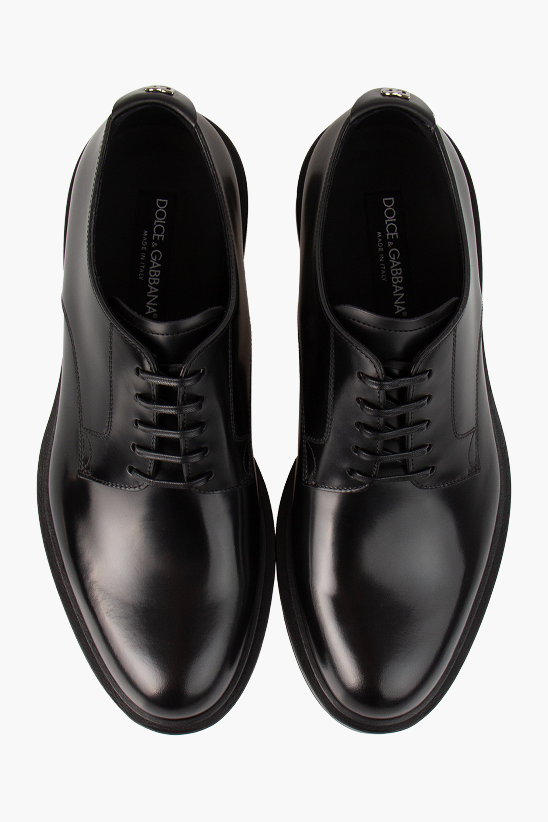 DOLCE & GABBANA Brushed Leather Derby Shoes