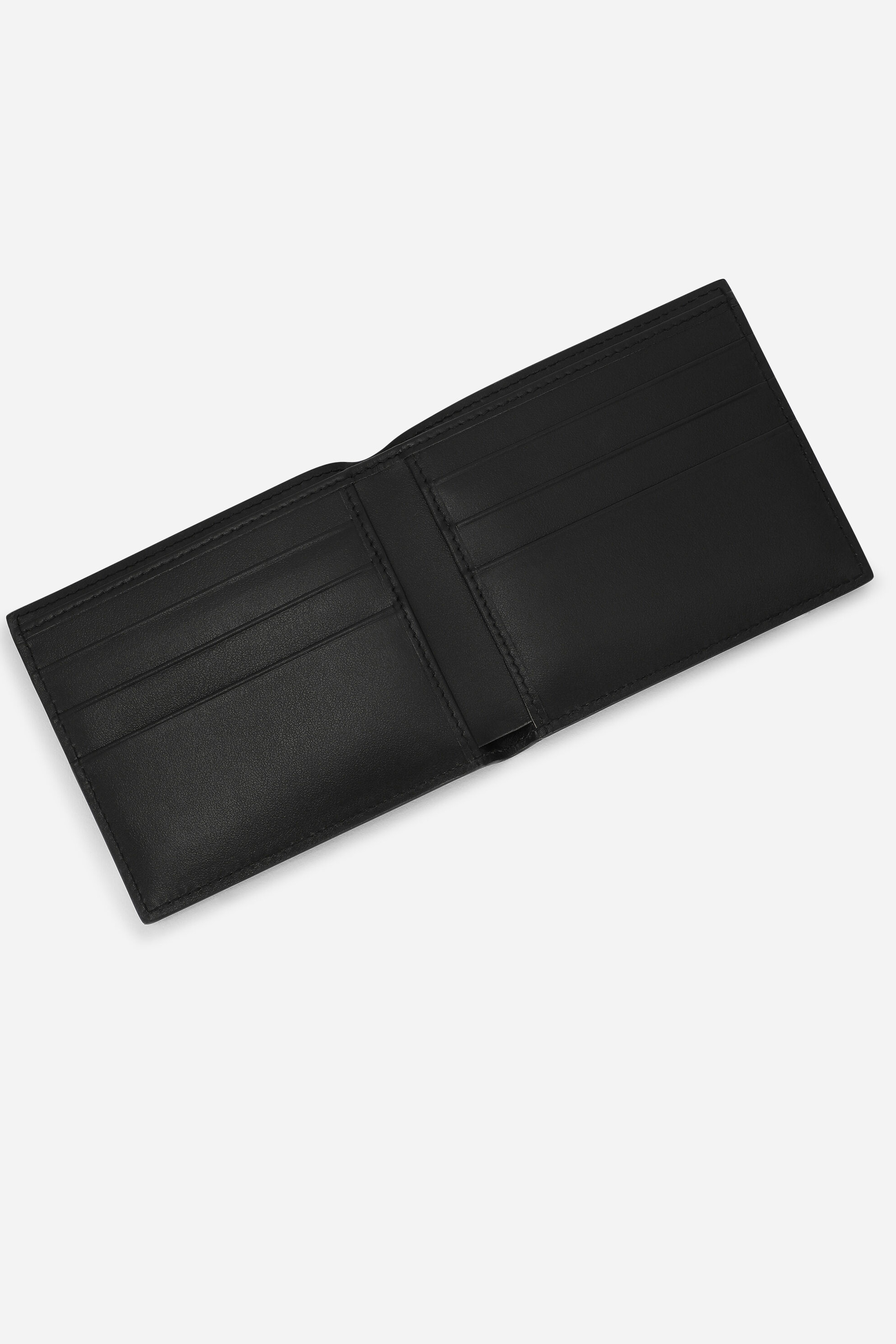 DOLCE & GABBANA Calfskin Leather Bifold Wallet