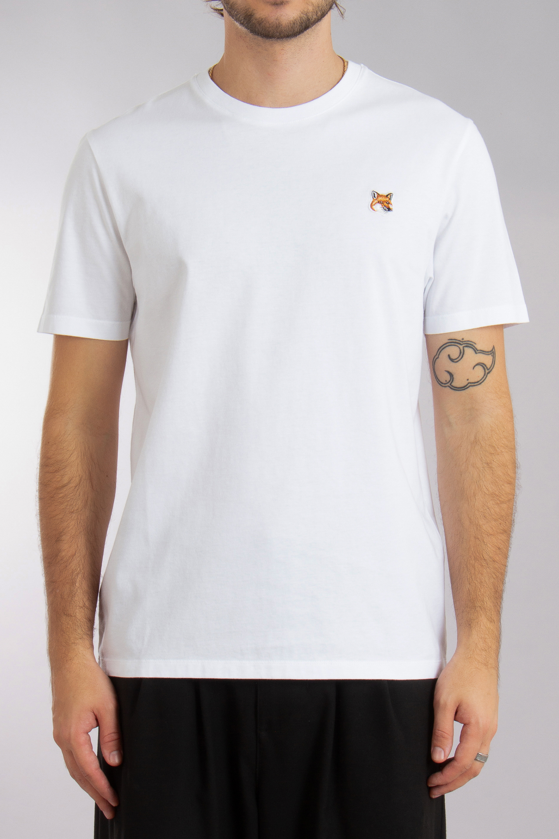 MAISON KITSUNÉ Fox Head Patch Cotton Jersey T-Shirt