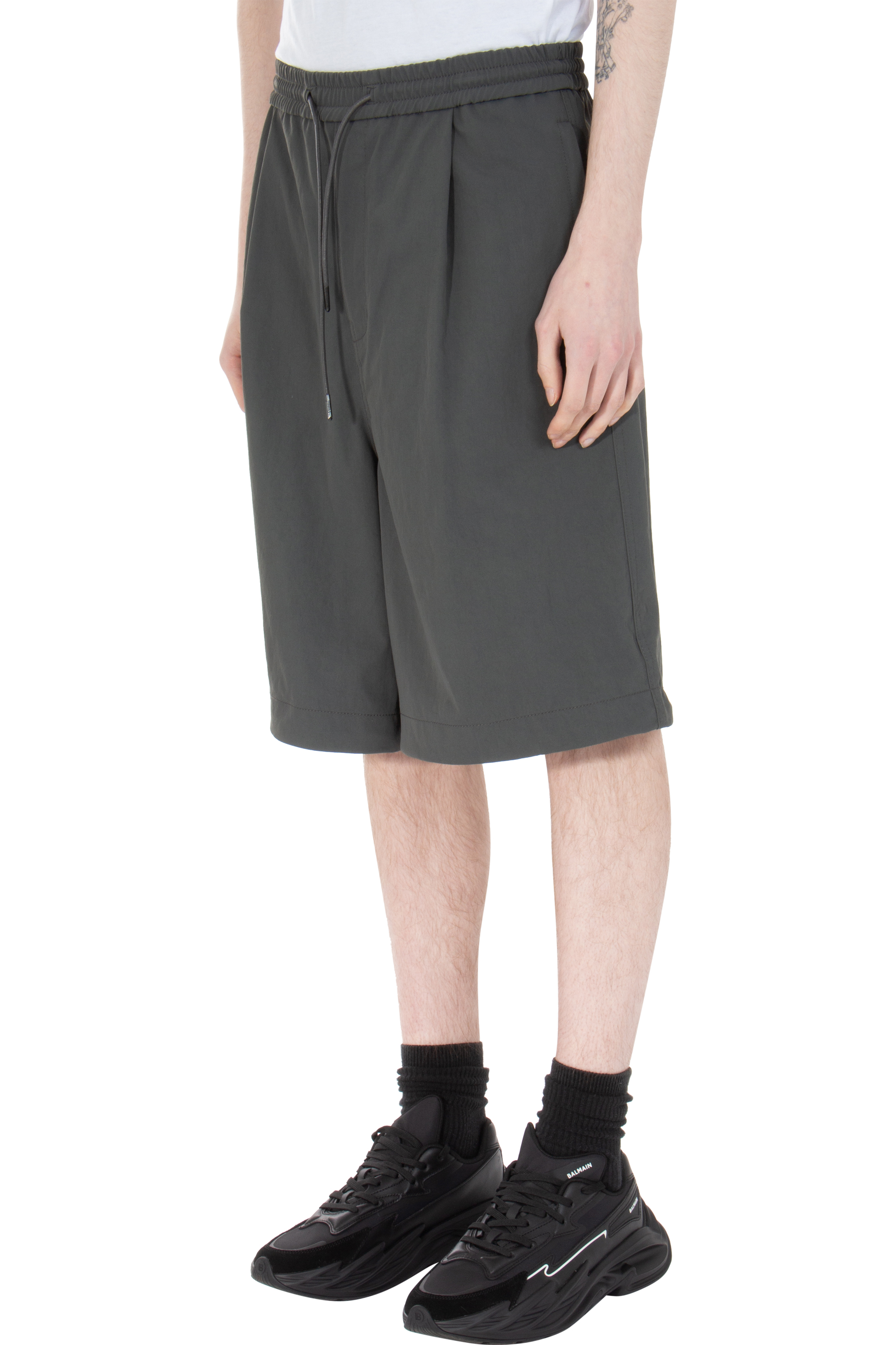 JUUN.J Wide Leg Nylon Shorts