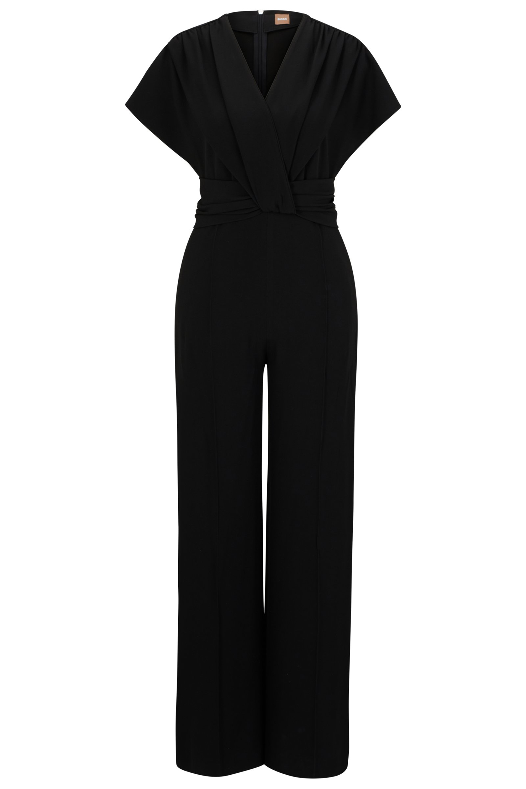 Black slim jumpsuit online