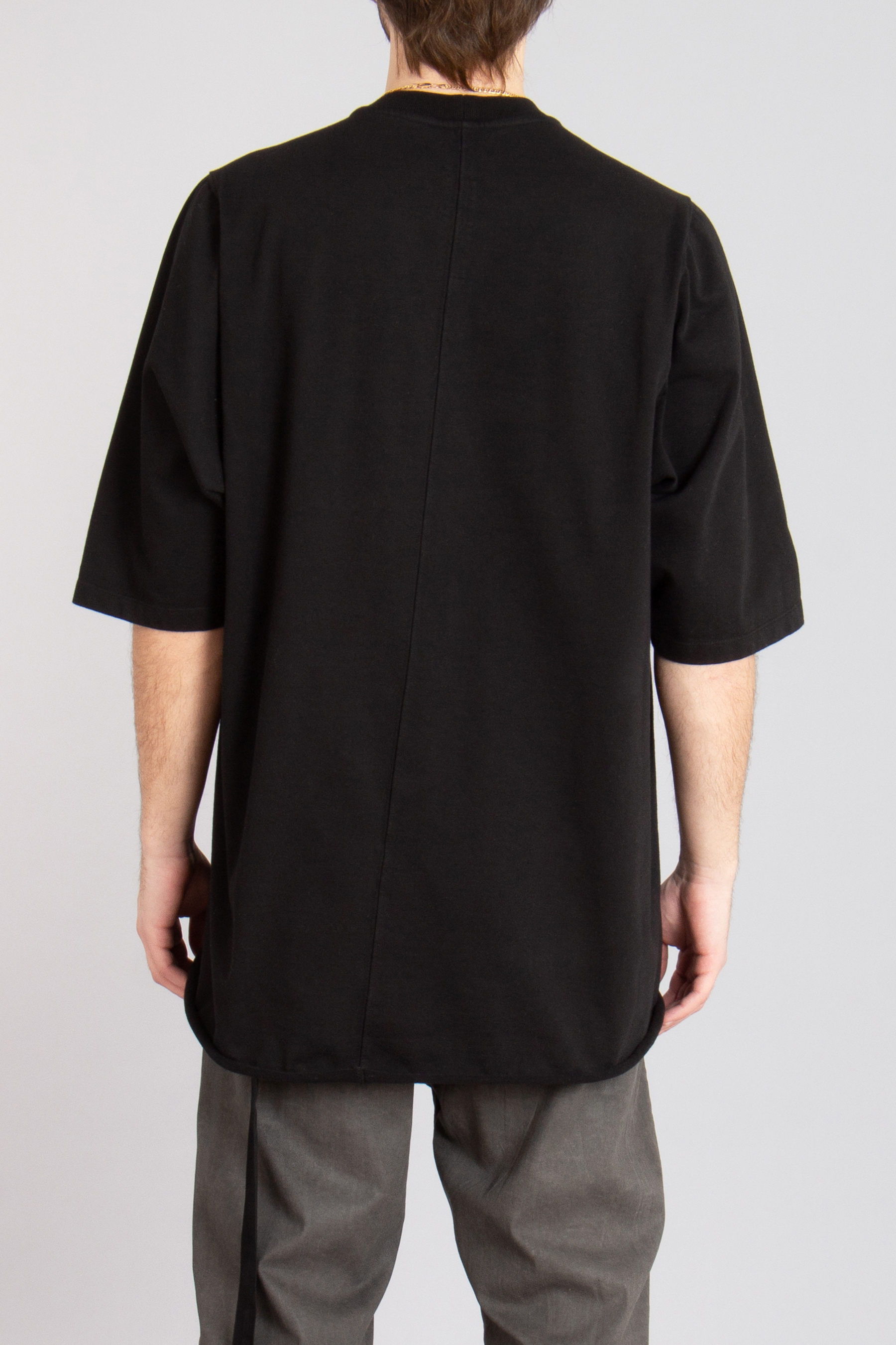 RICK OWENS DRKSHDW Compact Heavy Cotton Jumbo Short Sleeve T-Shirt