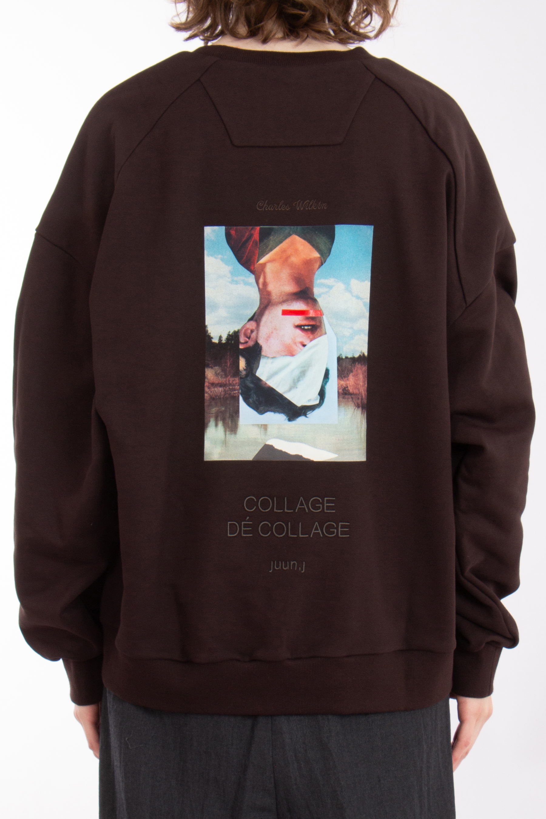 JUUN.J Charles Wilkin Print Cotton Sweatshirt