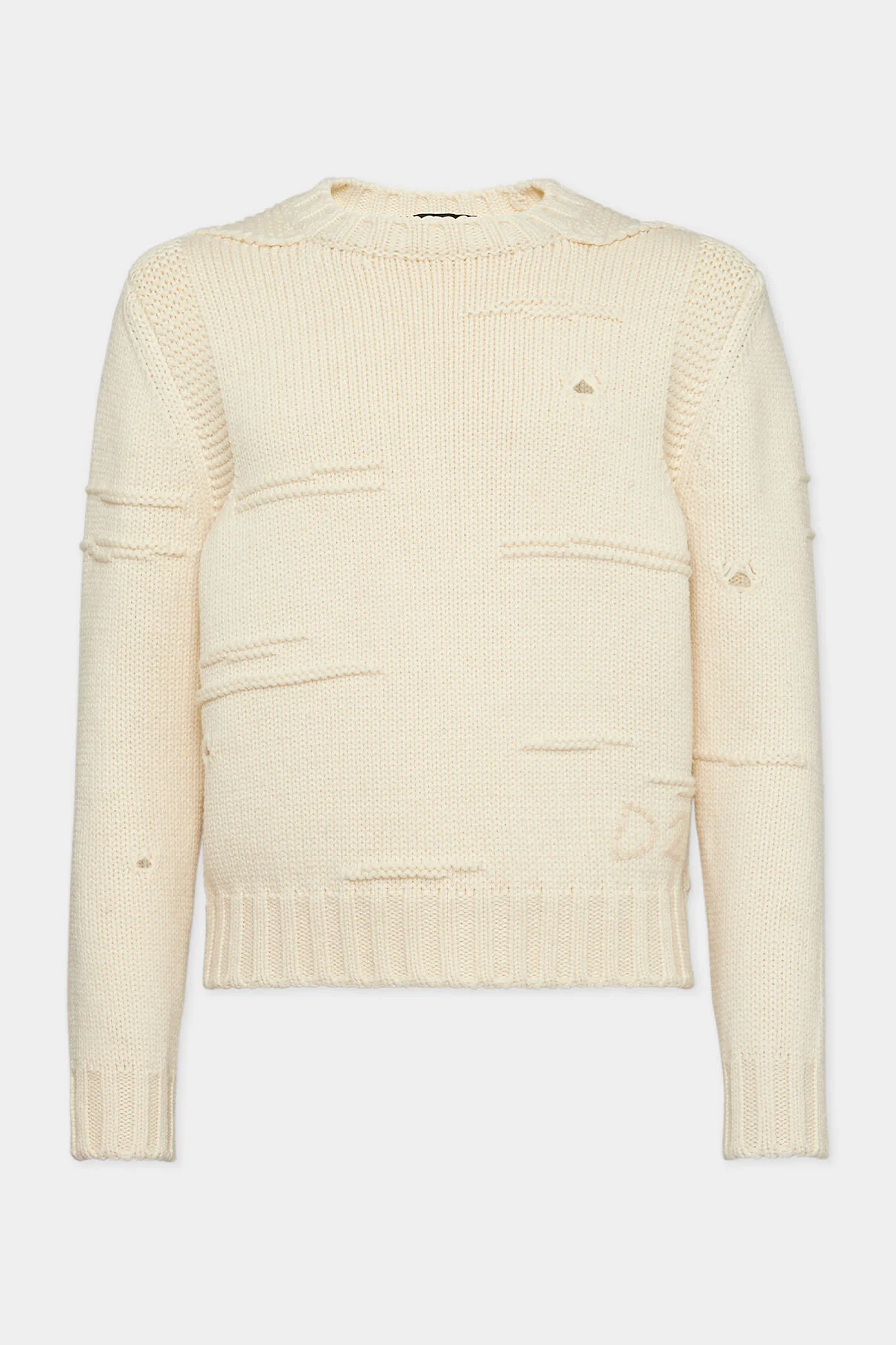 DSQUARED2 Structured Wool Knit Sweater