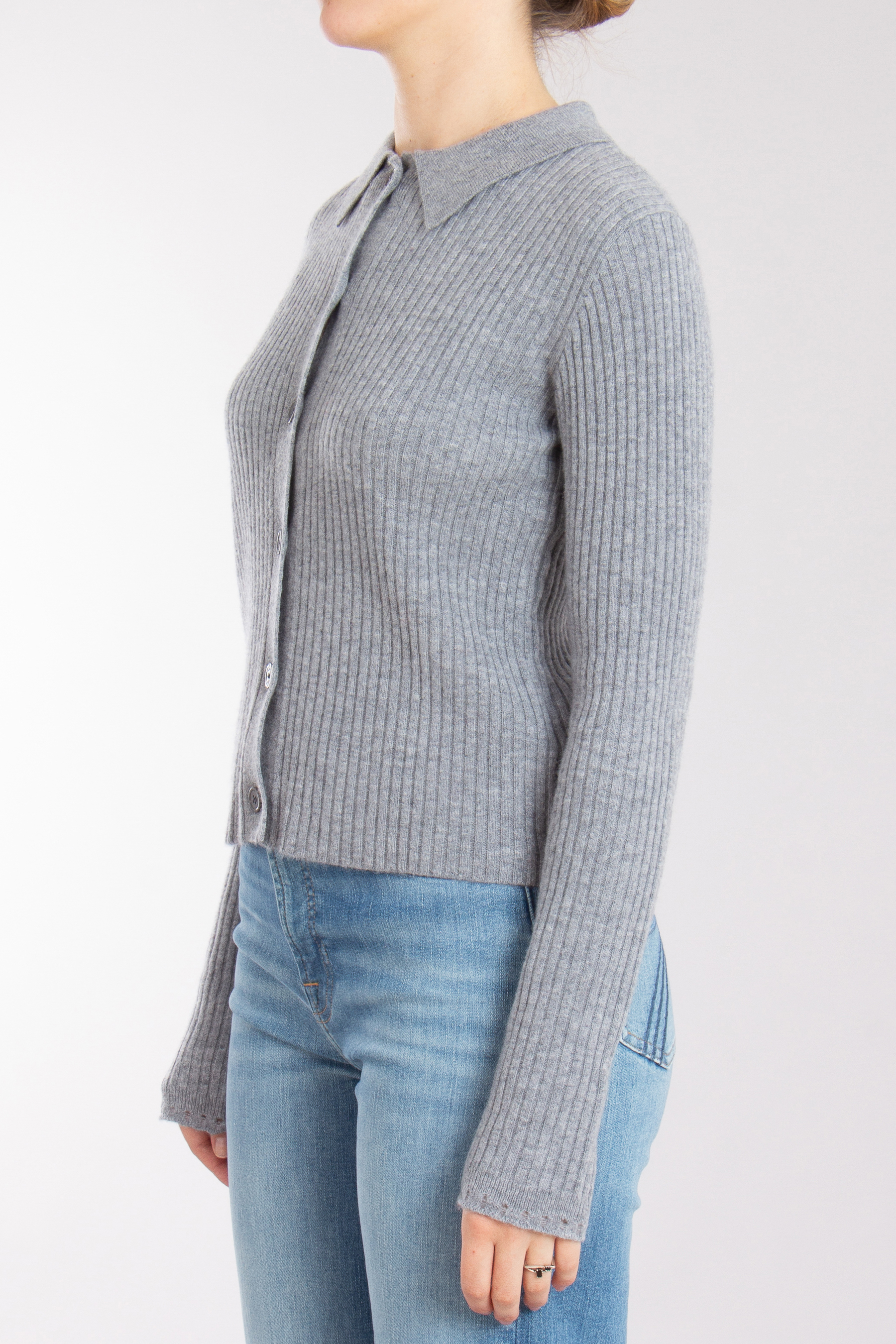 0039 ITALY Ribbed Wool Cardigan Matilda