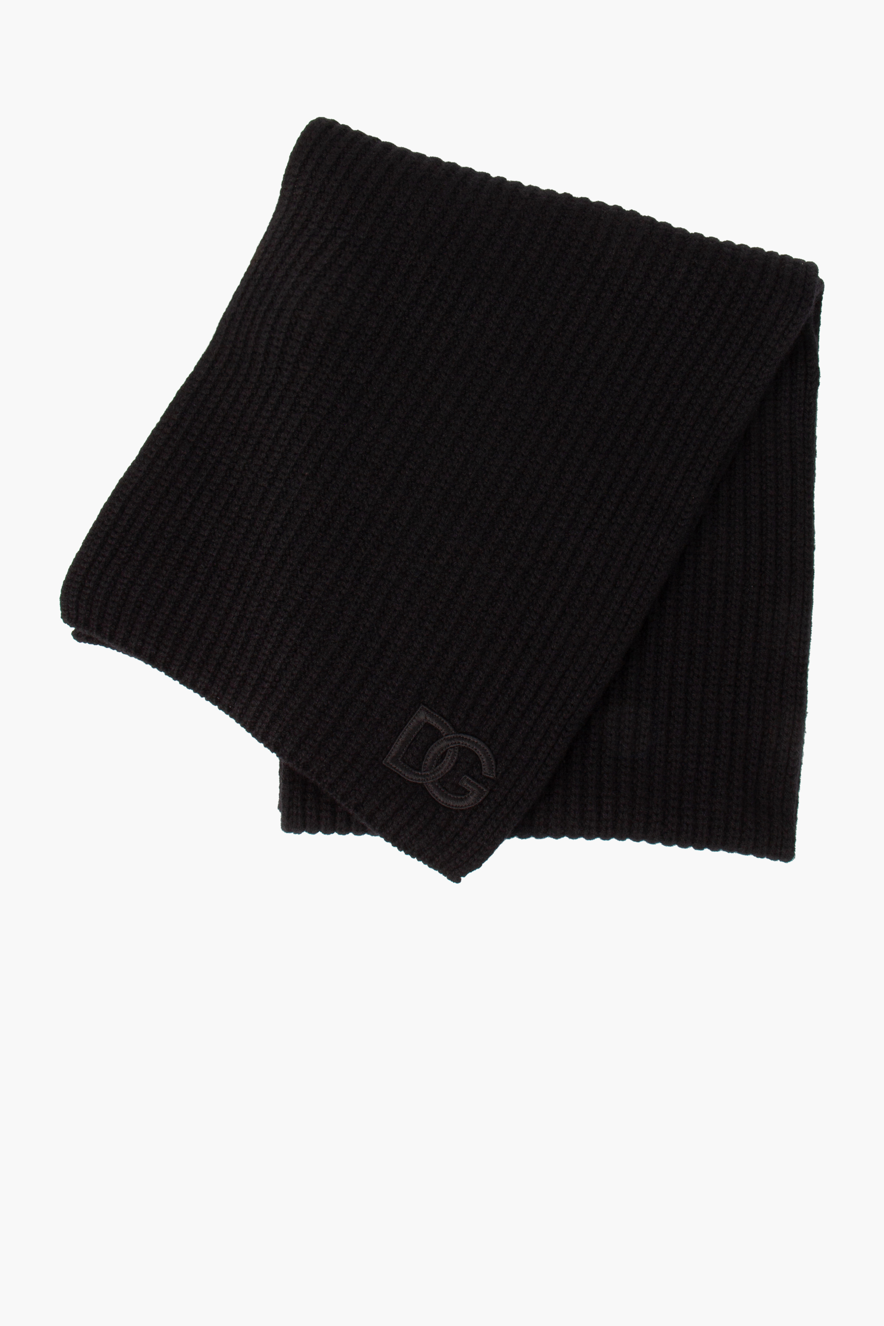 DOLCE & GABBANA Ribbed Cashmere Scarf