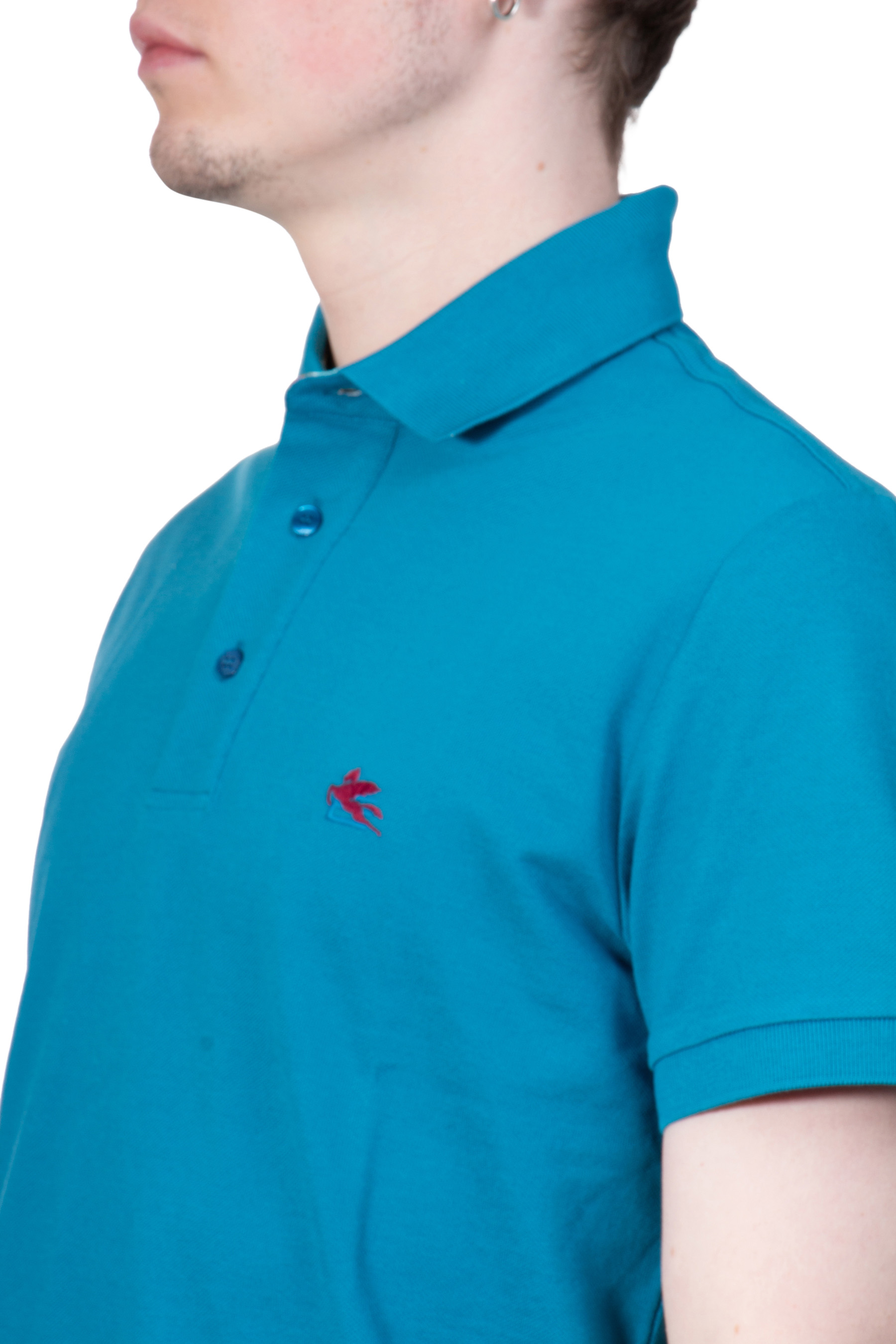 ETRO Pegaso Cotton Piqué Poloshirt