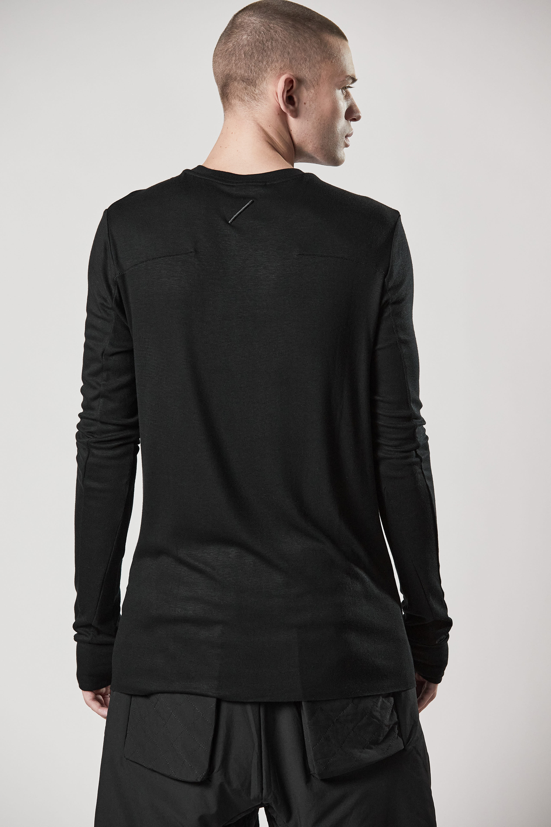 THOM KROM Viscose Stretch Long Sleeve T-Shirt