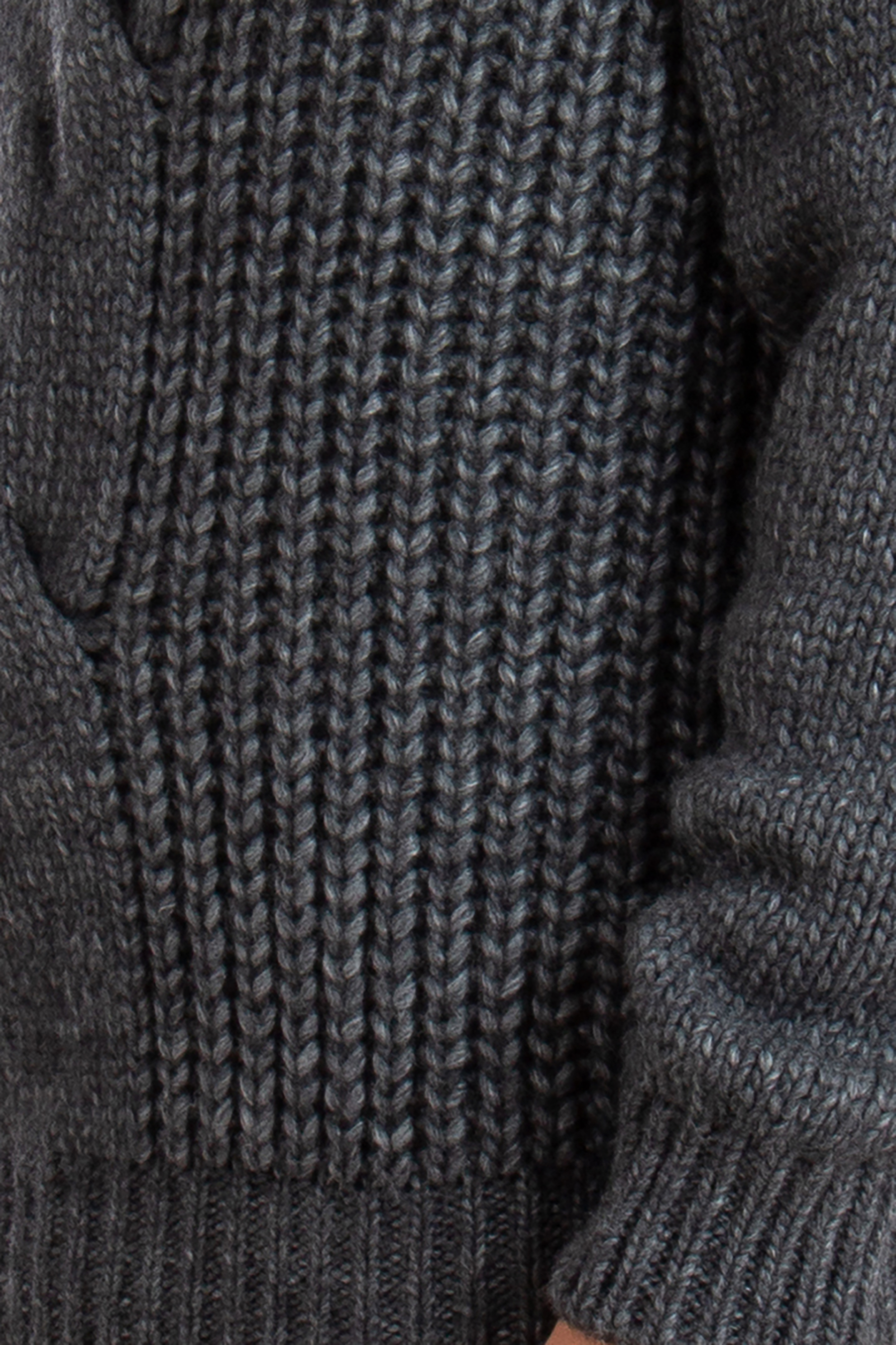 CANALI Cable & Rib Knit Wool Blend Sweater